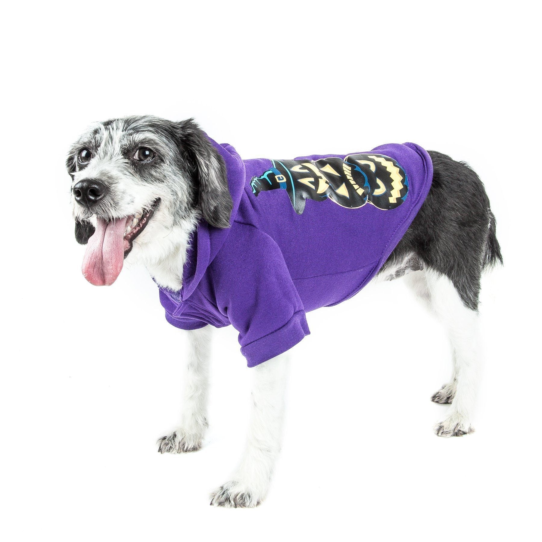 Pet Life ® LED Lighting Halloween Happy Snowman Hooded Dog Costume Sweater w/ Included Batteries - Image 2