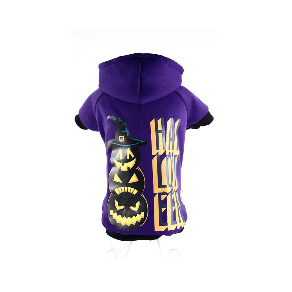 Pet Life ® LED Lighting Halloween Happy Snowman Hooded Dog Costume Sweater w/ Included Batteries - Image 7