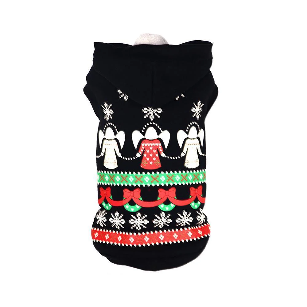 Pet Life ® LED Lighting Patterned Holiday Hooded Dog Costume Sweater w/ Included Batteries - Image 2
