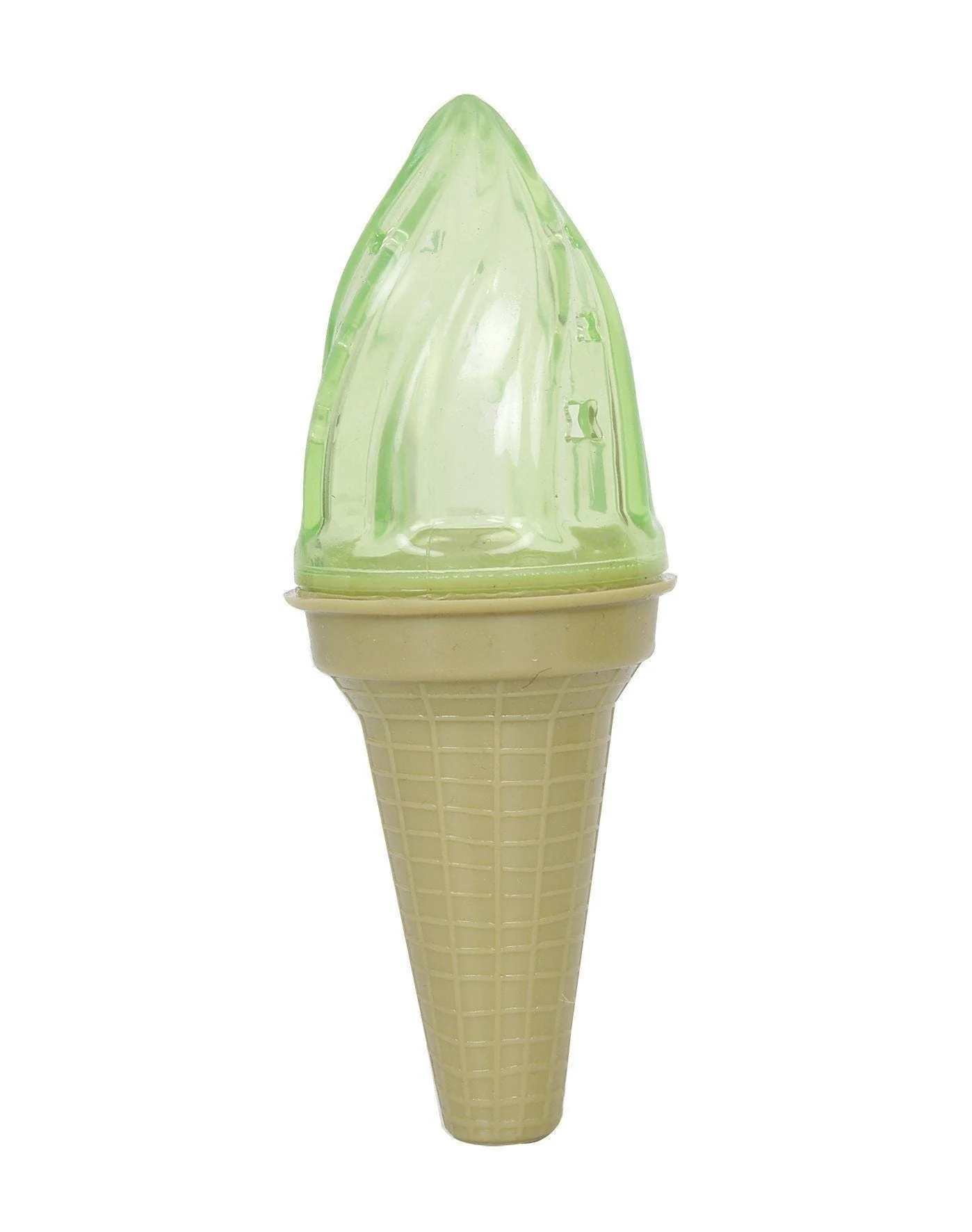 Pet Life ® 'Lick & Gnaw' Ice Cream Cone Freezable and Chewable Tossing Waterproof Floating Pet Dog Toy w/ Insertable Treat pocket - Image 2