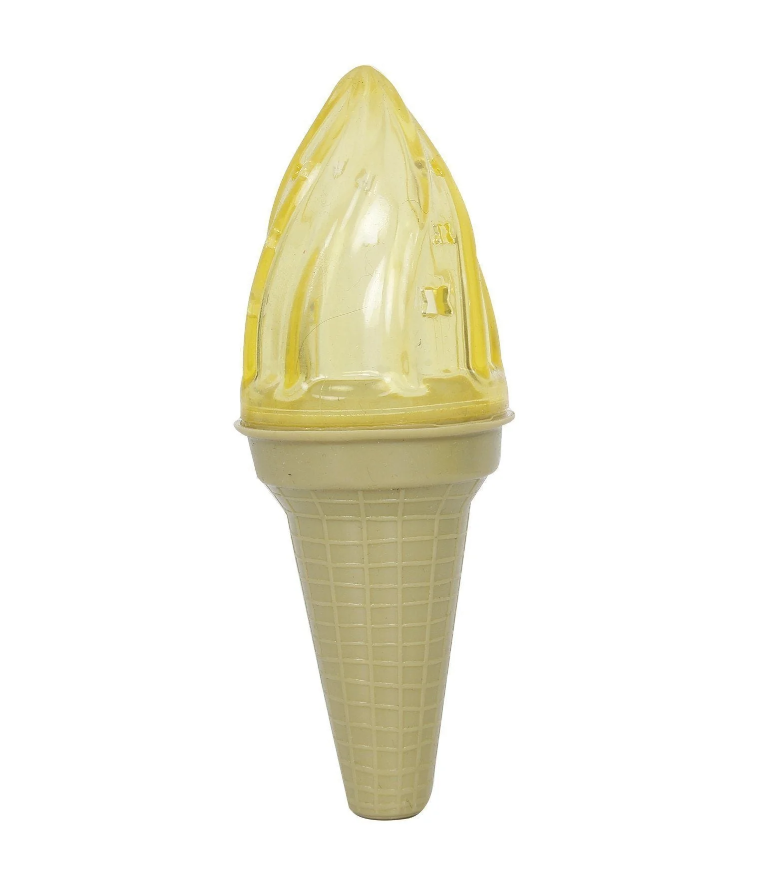 Pet Life ® 'Lick & Gnaw' Ice Cream Cone Freezable and Chewable Tossing Waterproof Floating Pet Dog Toy w/ Insertable Treat pocket - Image 3
