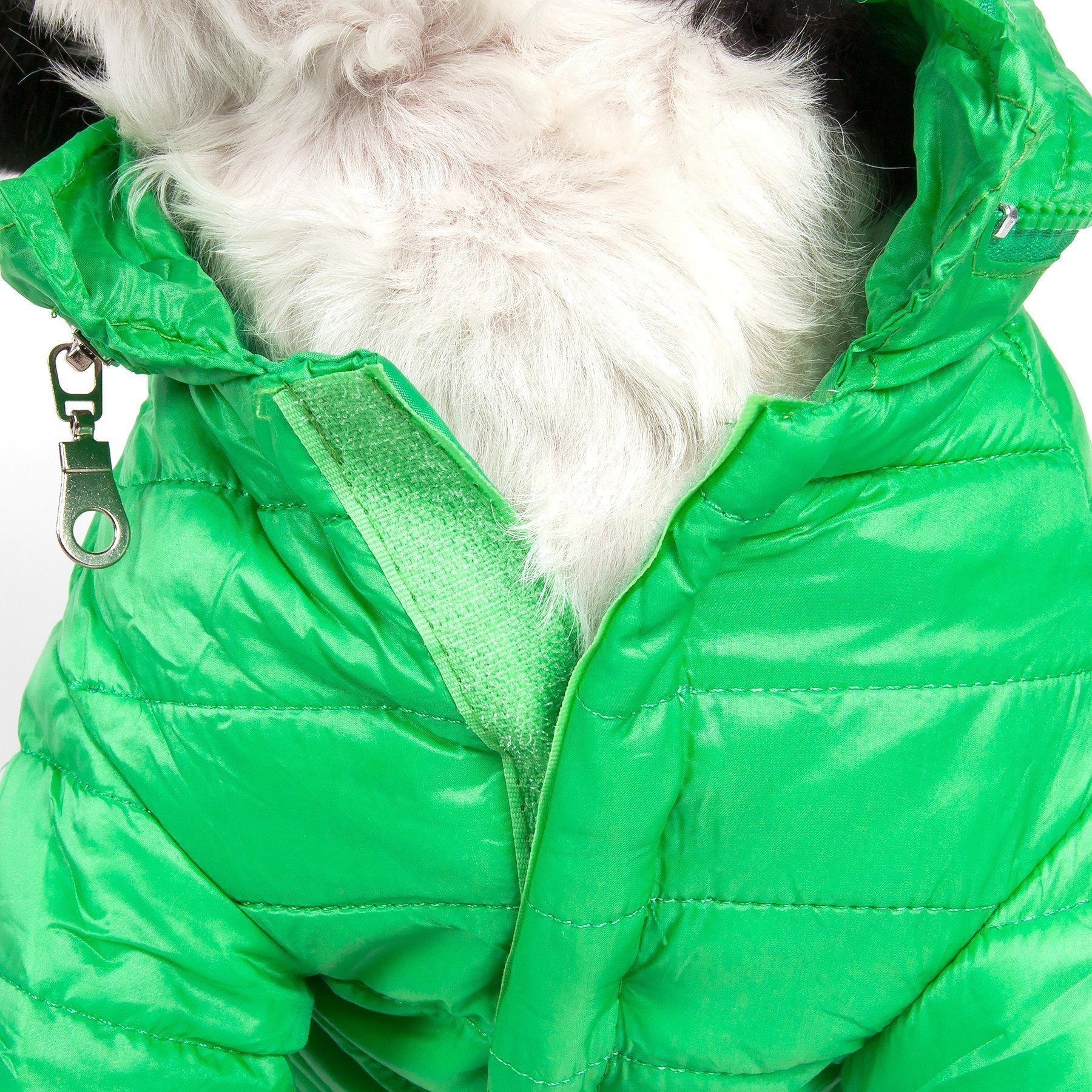 Pet Life ® Lightweight Adjustable and Collapsible 'Sporty Avalanche' Dog Coat w/ Pop-out Zippered Hood - Image 17