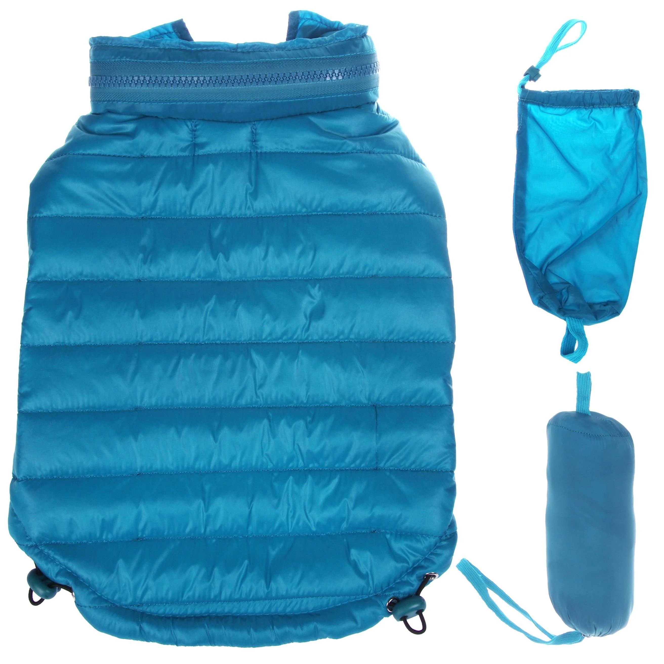 Pet Life ® Lightweight Adjustable and Collapsible 'Sporty Avalanche' Dog Coat w/ Pop-out Zippered Hood - Image 28