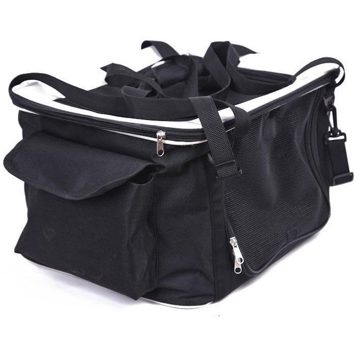 Pet Life ® Lightweight Collapsible Safety Travel Wire Folding Pet Dog Car Seat Carseat Carrier Crate - Image 4