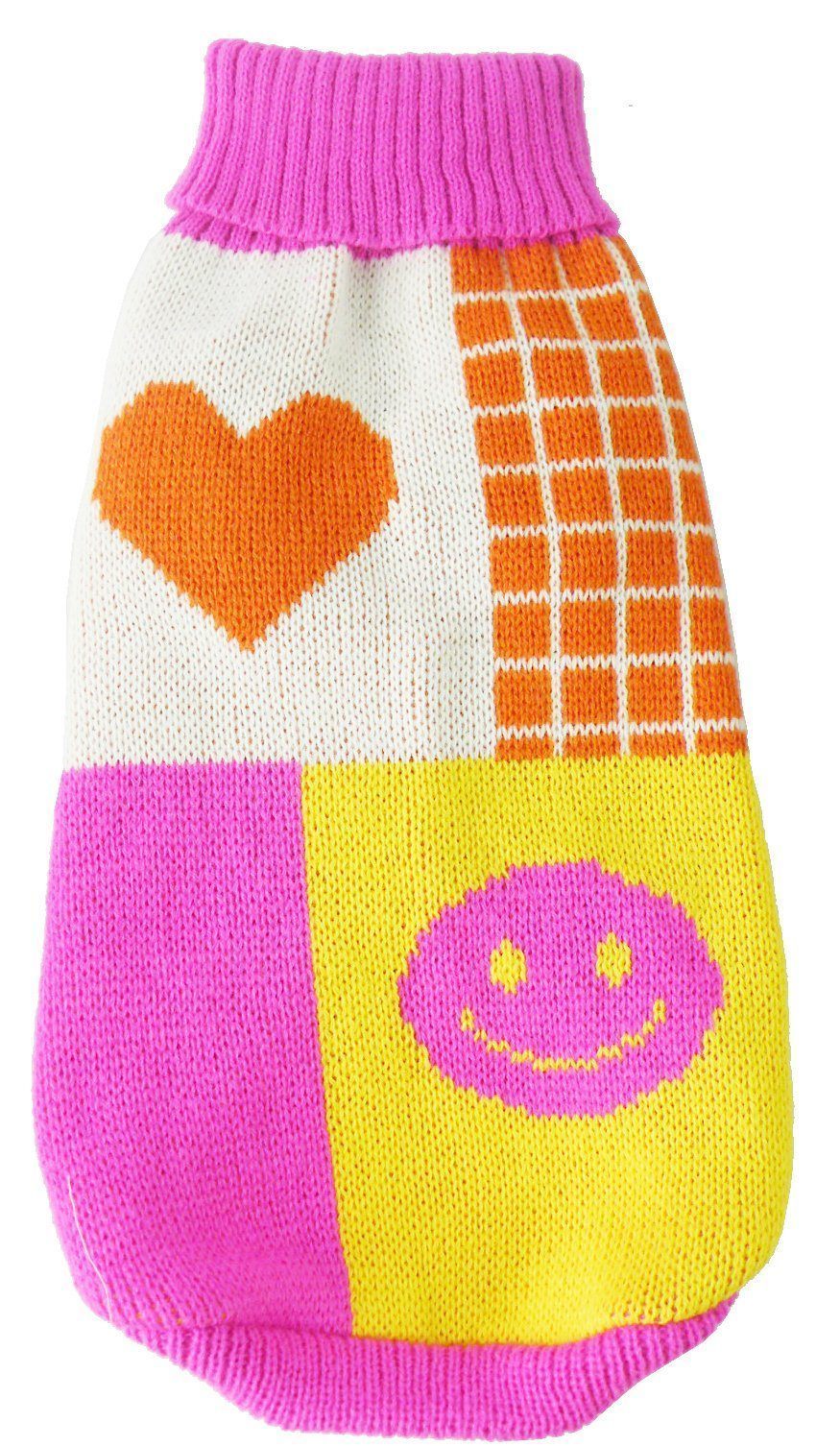 Pet Life ® 'Lovable-Bark' Heavy Knitted Ribbed Fashion Designer Dog Sweater - Image 2