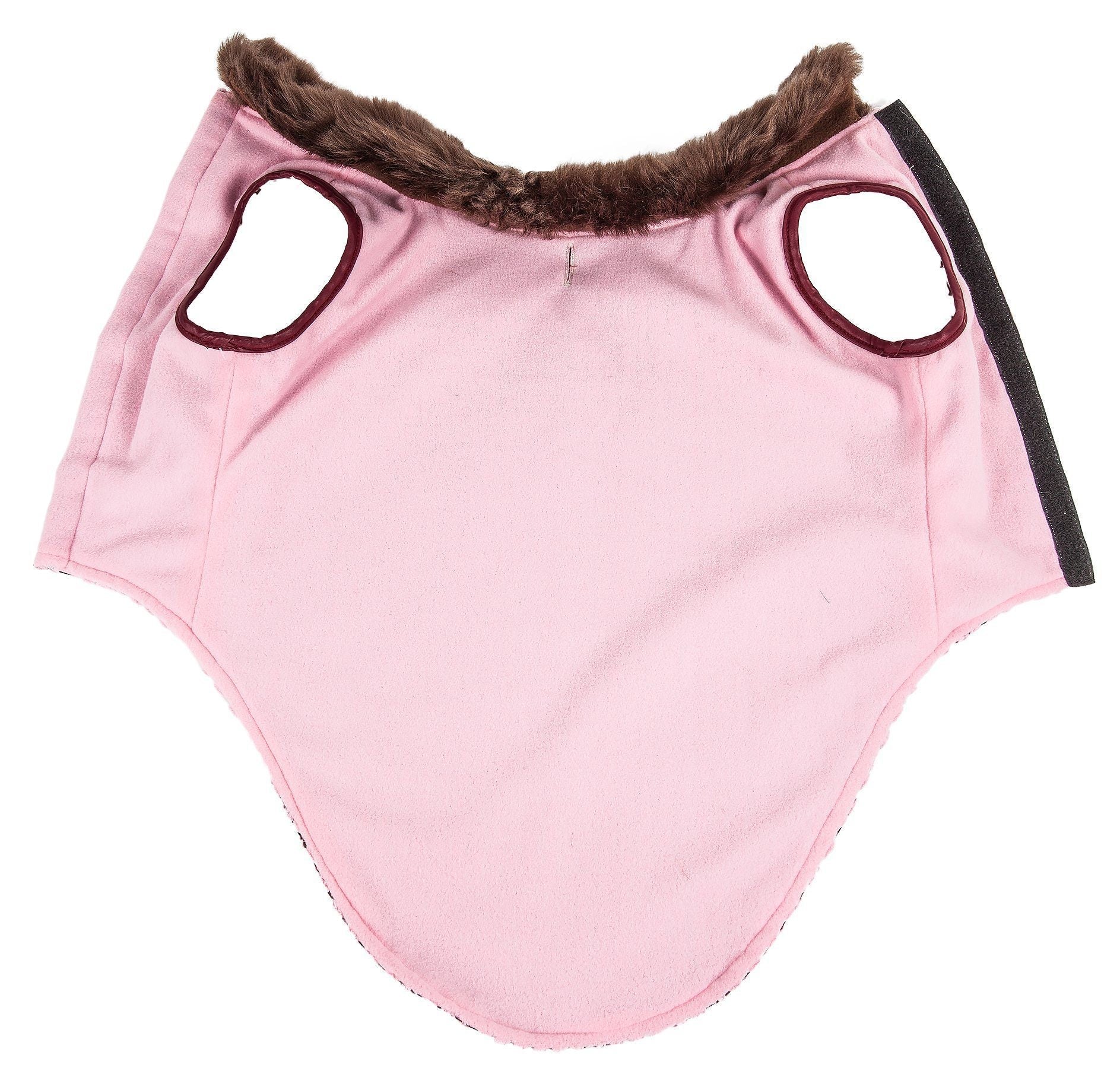 Pet Life ® Luxe 'Beautifur' Box-Stitched Elegant Designer Mink Fur Dog Coat - Image 5