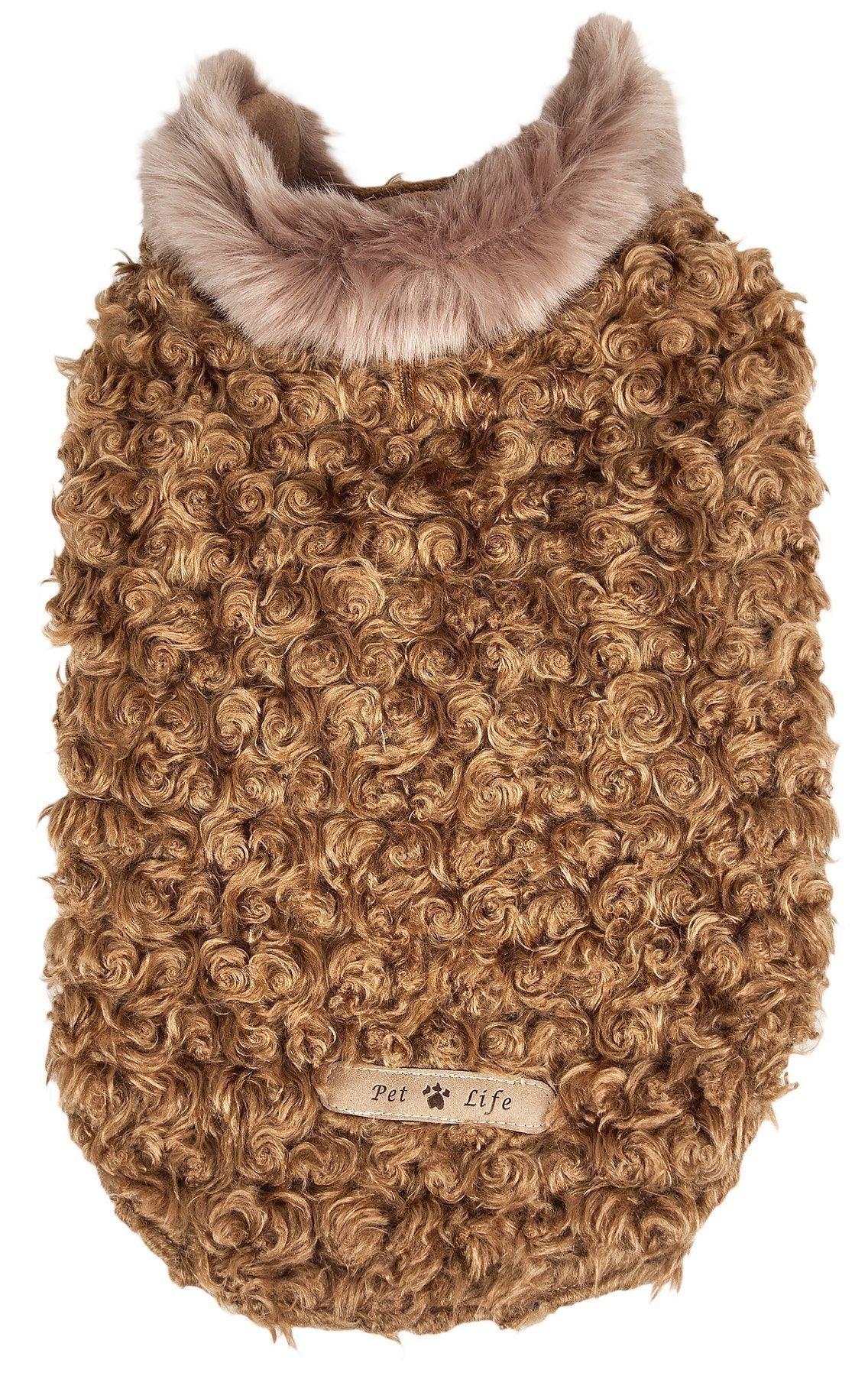 Pet Life ® Luxe 'Furpaw' Shaggy Elegant Fashion Designer Fur Dog Coat - Image 4