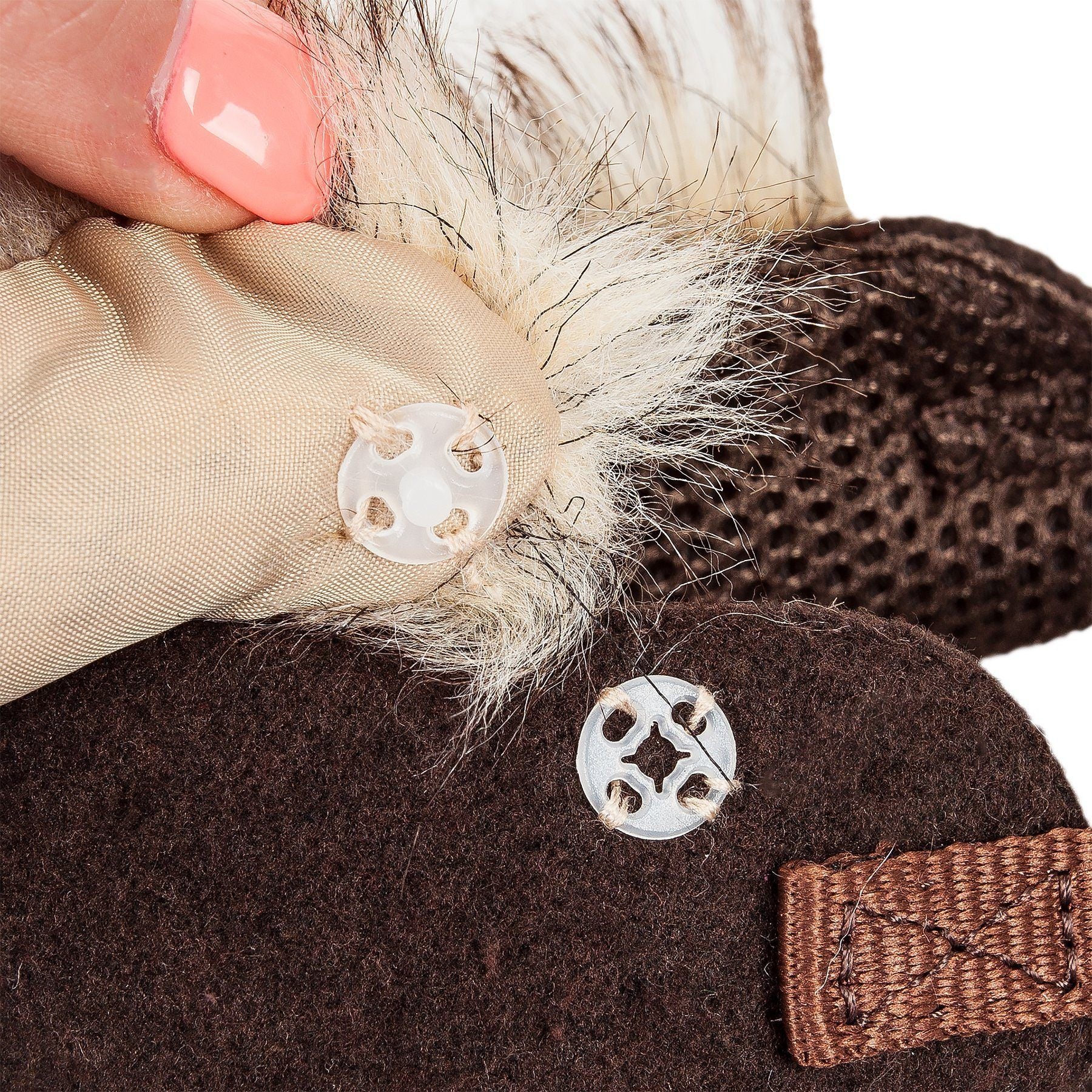 Pet Life ® Luxe 'Furracious' 2-In-1 Adjustable Dog Harness and Leash with Detachable Fur Collar - Image 5