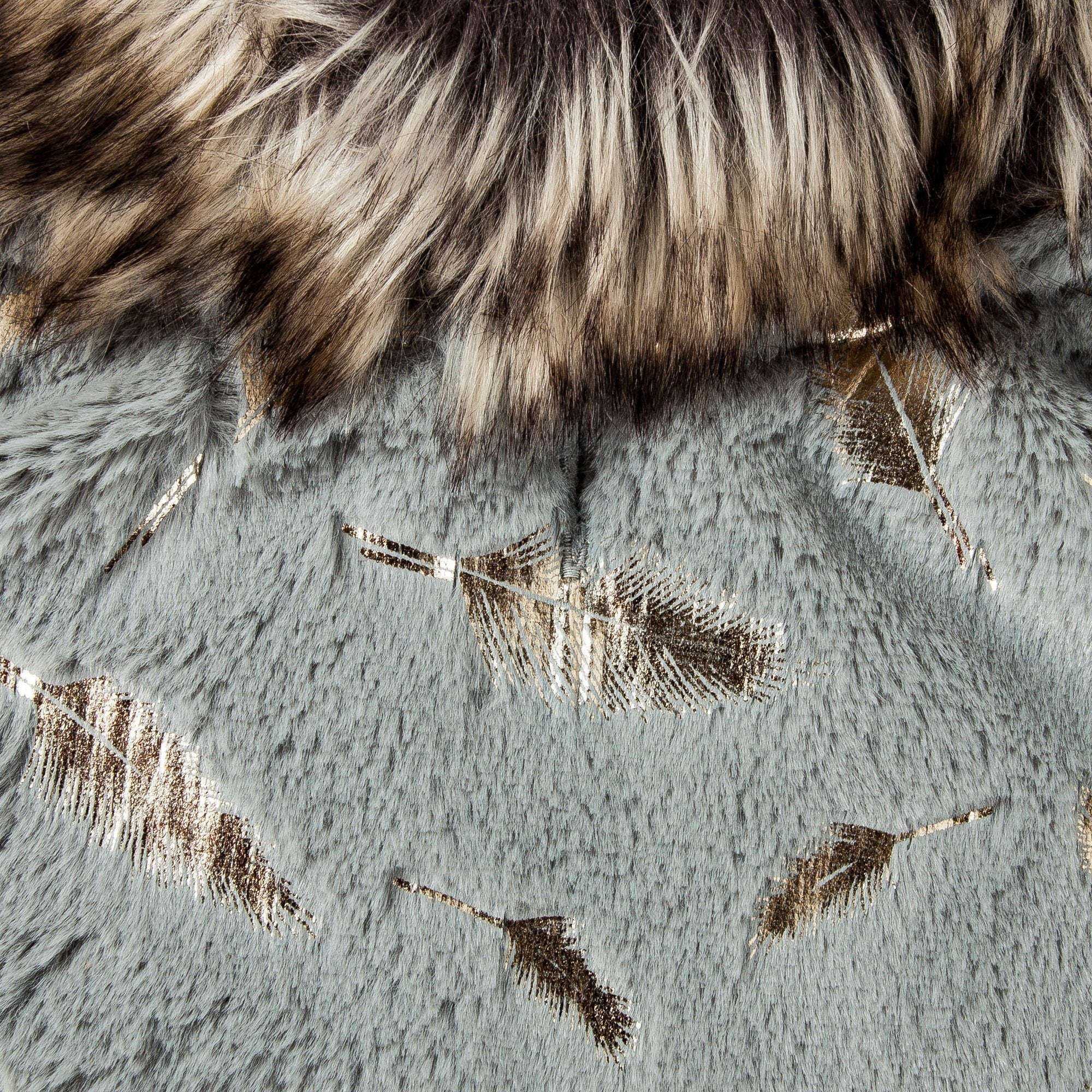 Pet Life ® Luxe 'Gold-Wagger' Gold-Leaf Fashion Designer Fur Dog Coat - Image 8