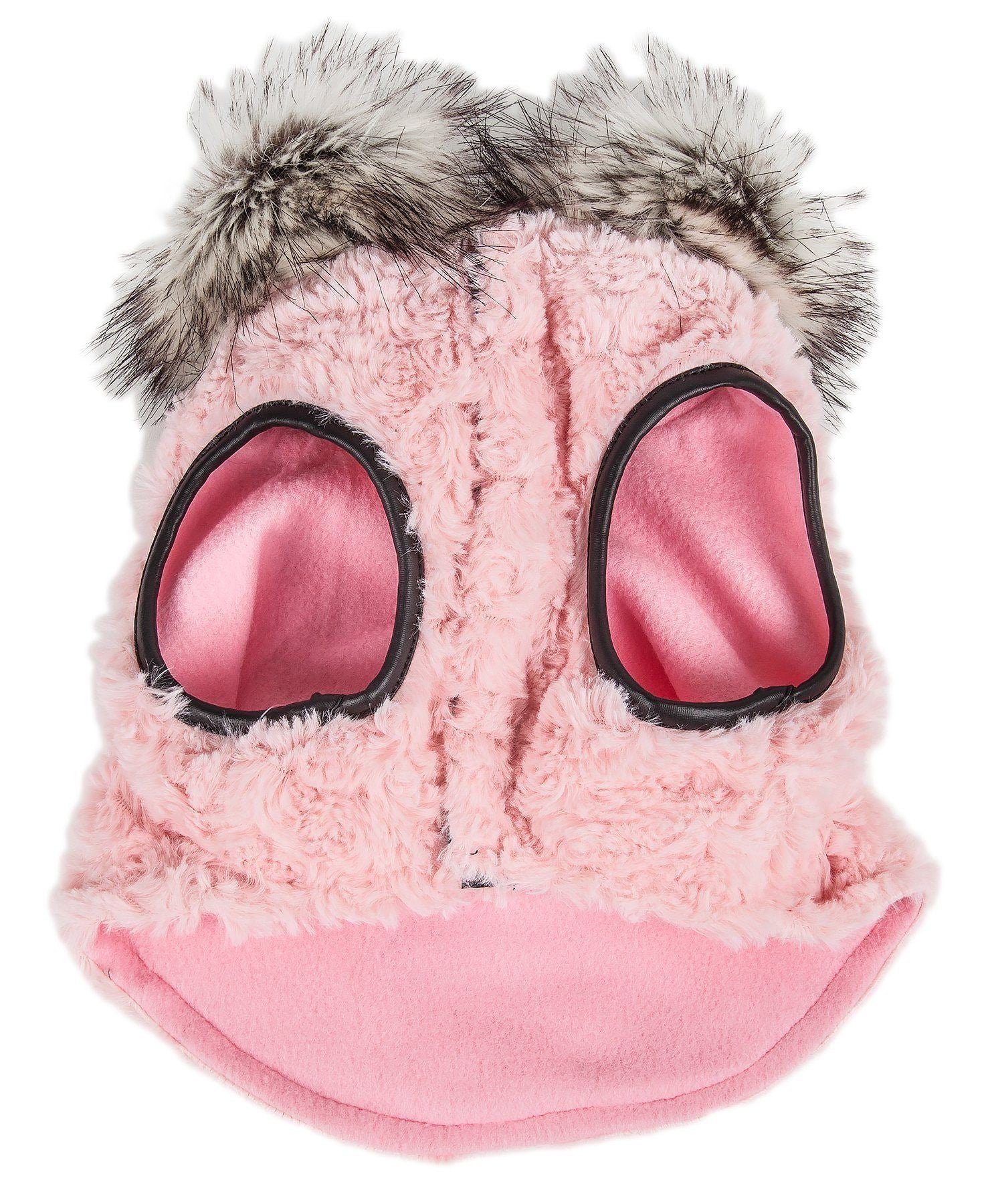 Pet Life ®  Luxe 'Pinkachew' Charming Fashion Mink Fur Dog Coat - Image 5