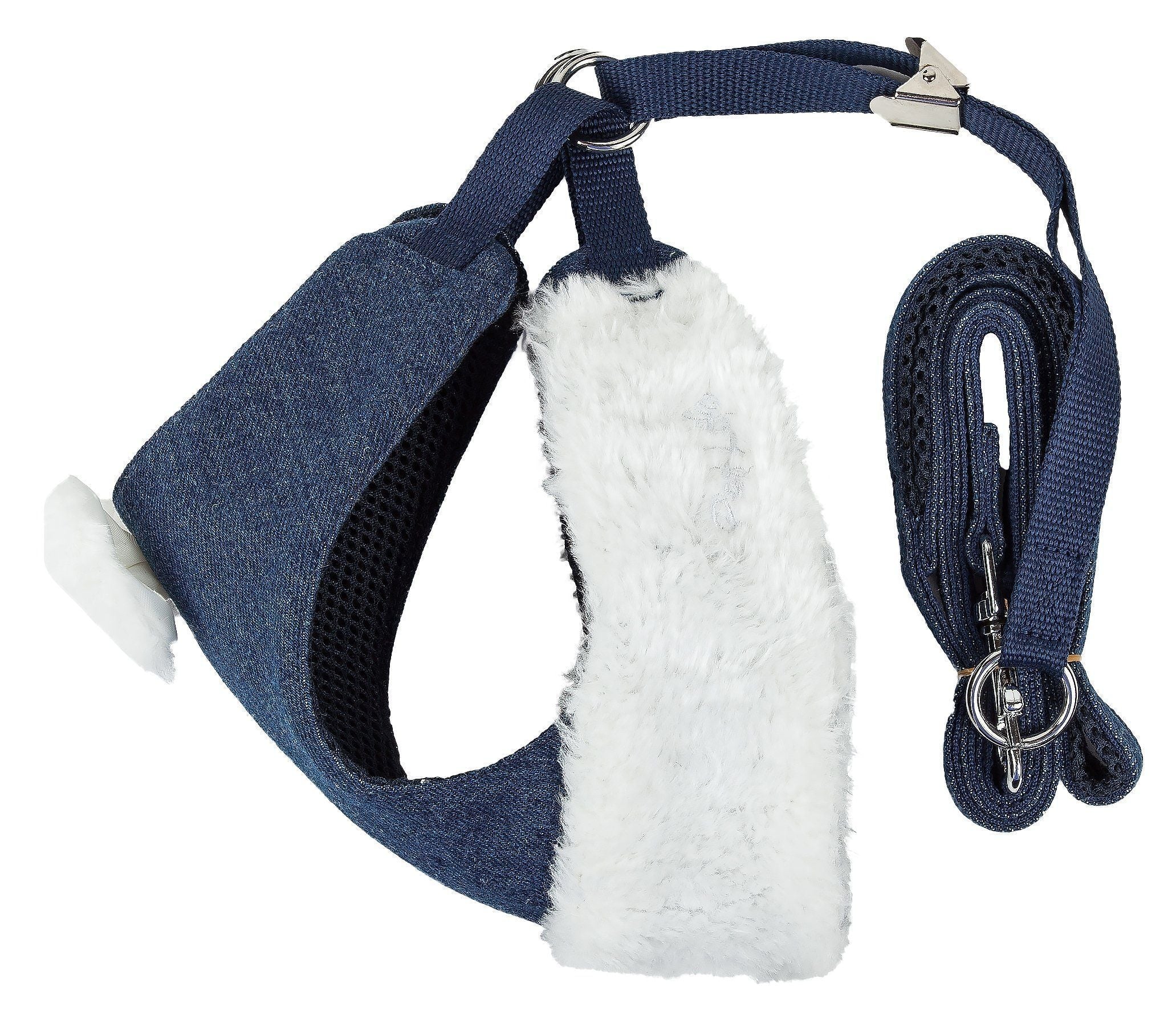 Pet Life ® Luxe 'Pom Draper' 2-In-1 Adjustable Fashion Dog Harness and Leash - Image 6