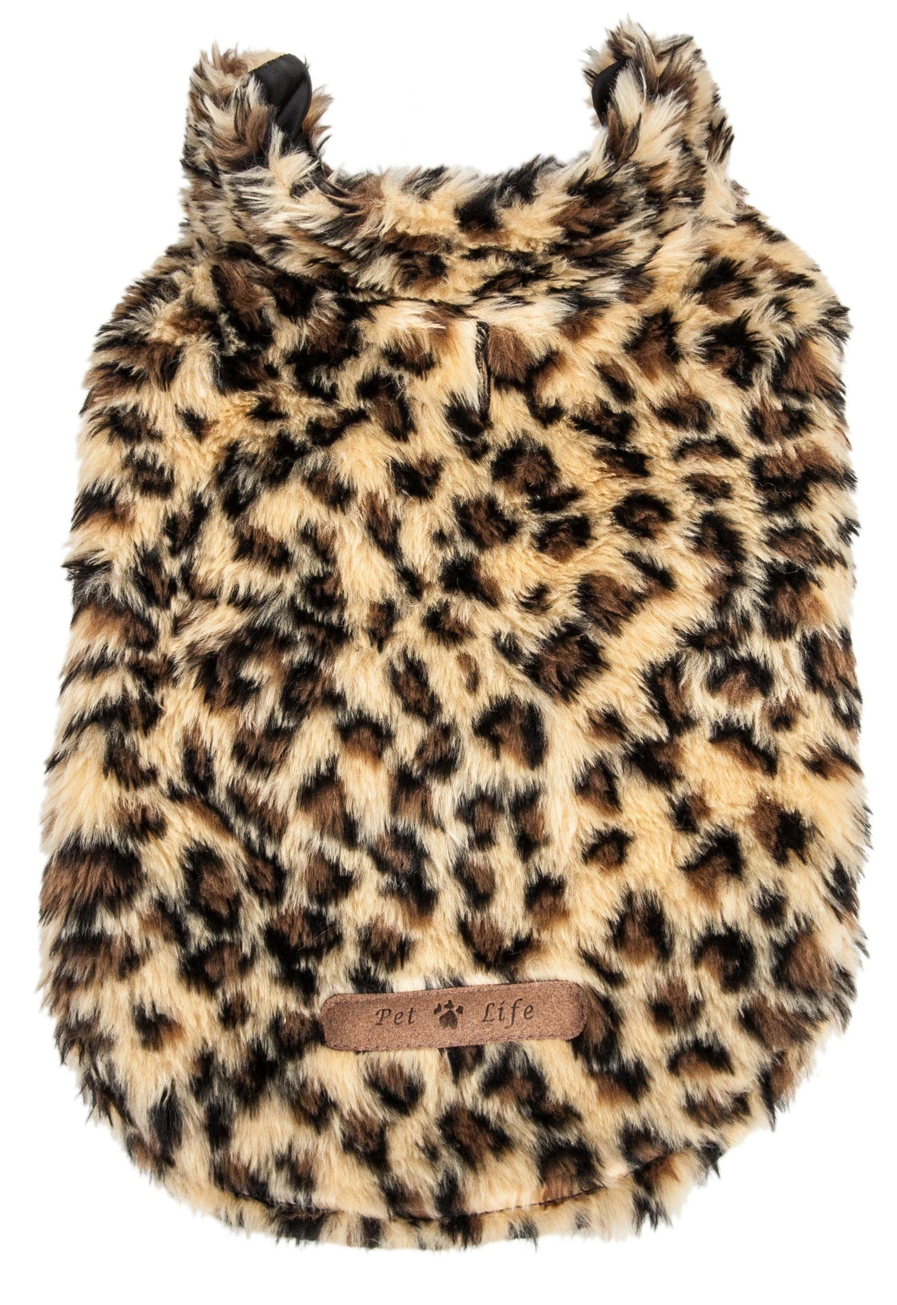 Pet Life ®  Luxe 'Poocheetah' Cheetah-Spotted Designer Mink Fur Dog Coat - Image 6