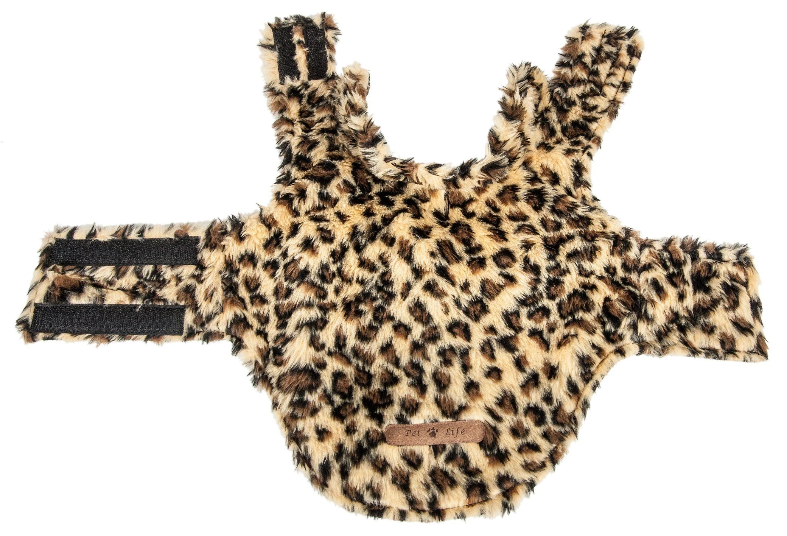 Pet Life ®  Luxe 'Poocheetah' Cheetah-Spotted Designer Mink Fur Dog Coat - Image 8