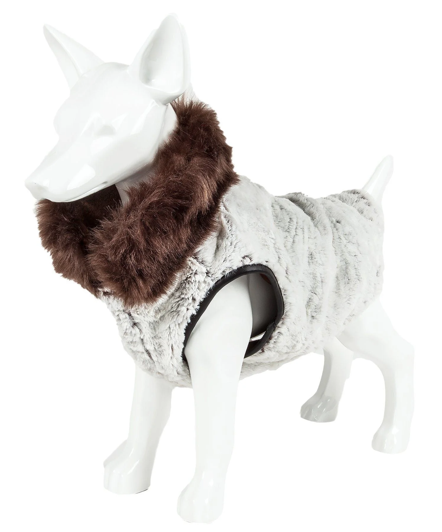 Pet Life ® Luxe 'Purrlage' Pelage Designer Fashion Fur Dog Coat - Image 9