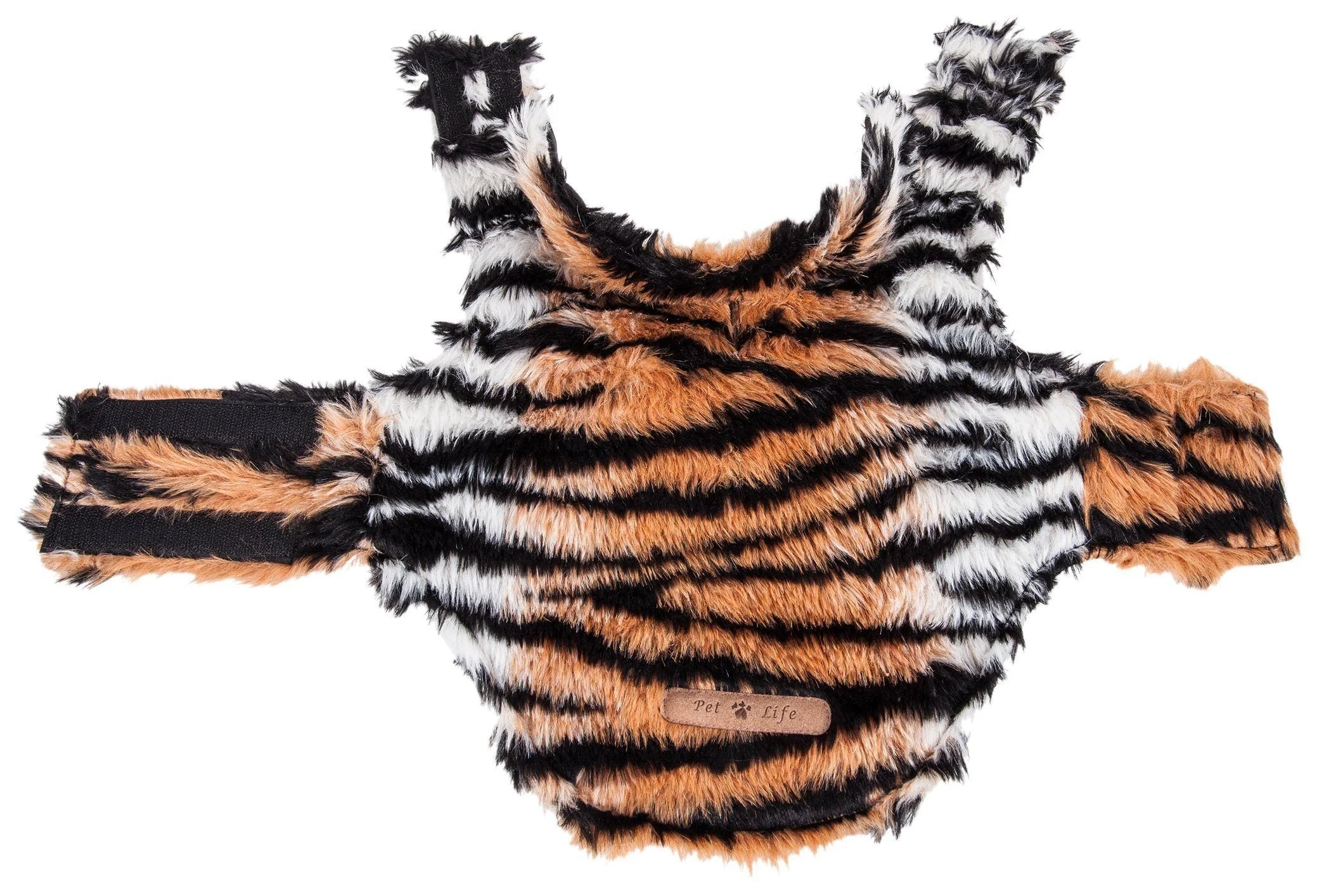 Pet Life ®  Luxe 'Tigerbone' Tiger-Patterned Mink Fashion Fur Dog Jacket - Image 8