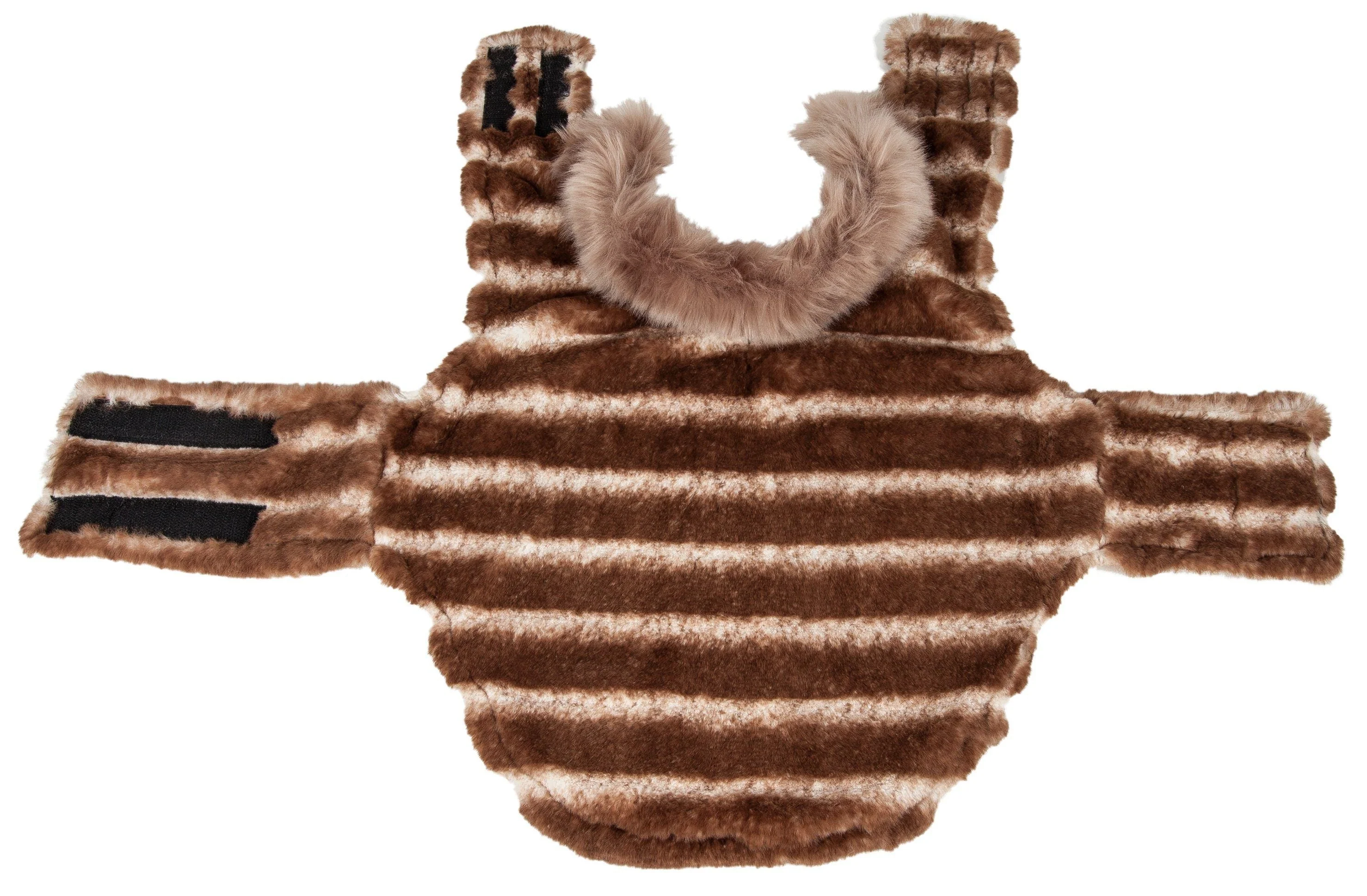 Pet Life ® Luxe 'Tira-Poochoo' Tiramisu Patterned Mink Fur Designer Dog Jacket - Image 7