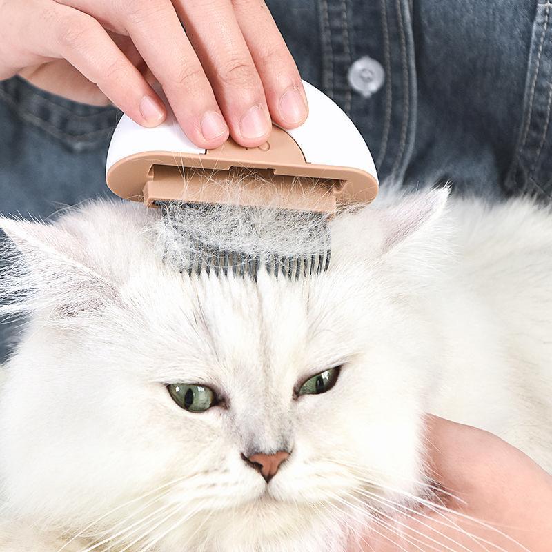 Pet Life ® 'LYNX' 2-in-1 Travel Connecting Grooming Pet Comb and Deshedder - Image 4