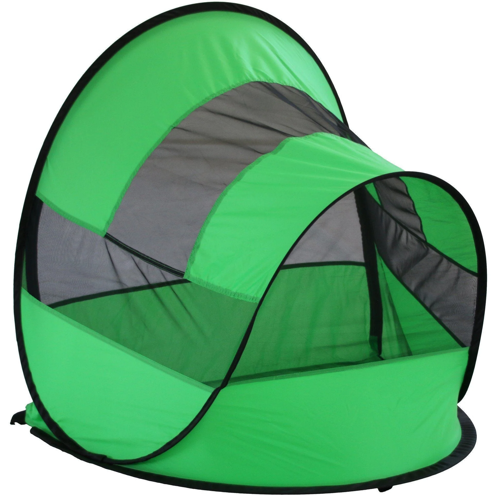 Pet Life ® 'Modern Curved' Wire-Folding Collapsible Travel Lightweight Pet Dog Crate Tent w/ Travel Bag - Image 3