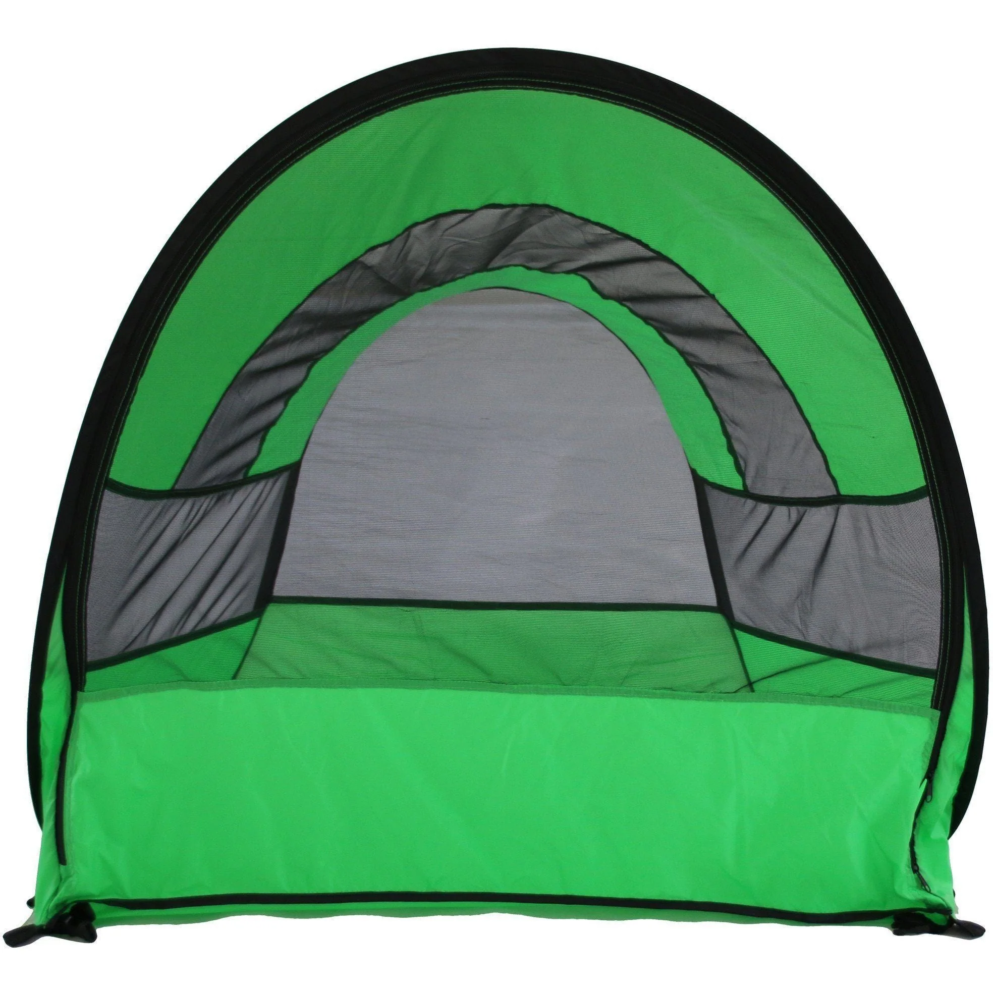 Pet Life ® 'Modern Curved' Wire-Folding Collapsible Travel Lightweight Pet Dog Crate Tent w/ Travel Bag - Image 4