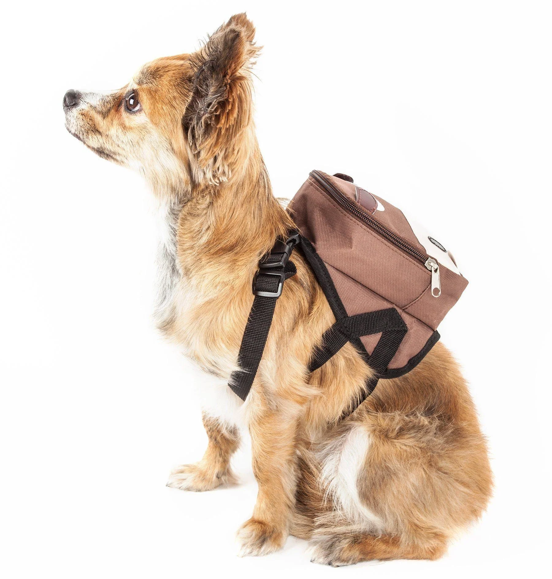 Pet Life ®  'Mooltese' Large-Pocketed Animated Fashion Dog Harness Backpack - Image 2