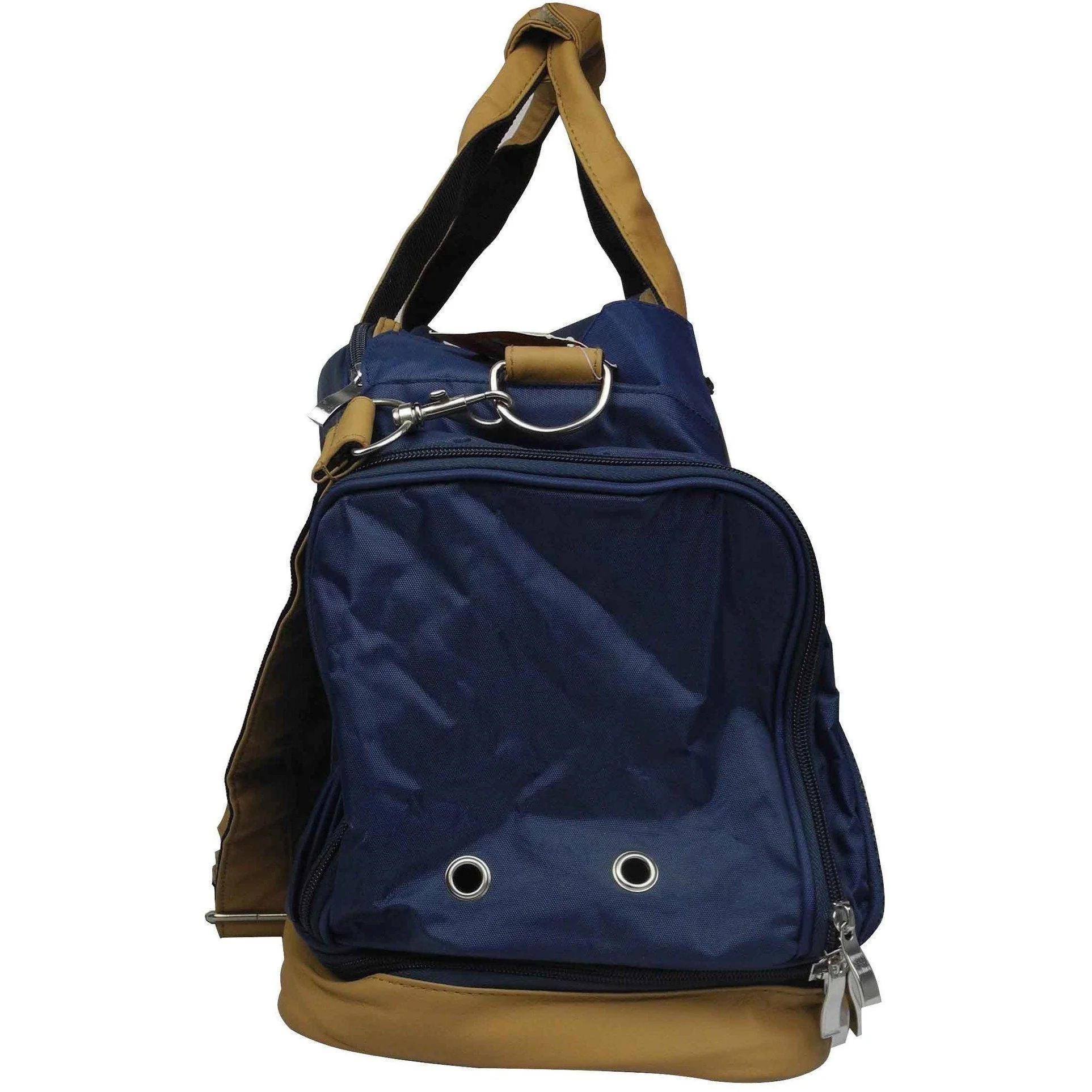 Pet Life ® 'Multi-Storage' Compartment Fashion Designer Travel Pet Dog Carrier Tote - Image 3