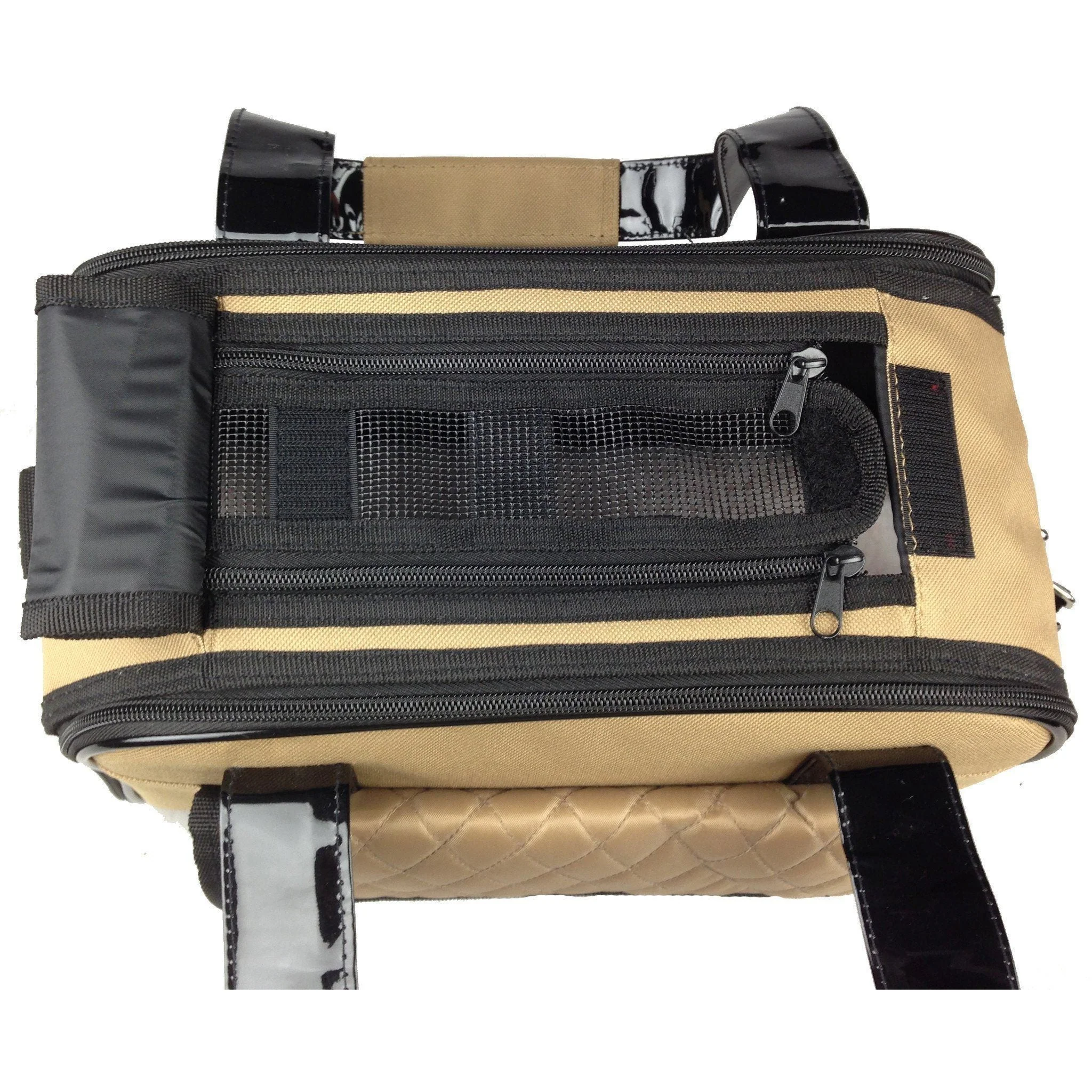 Pet Life ® Mystique Airline Approved Fashion Designer Travel Pet Dog Carrier w/ Pouch - Image 10