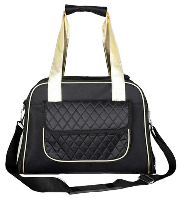 Pet Life ® Mystique Airline Approved Fashion Designer Travel Pet Dog Carrier w/ Pouch - Image 11