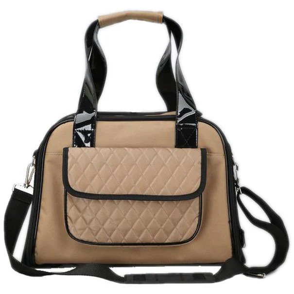 Pet Life ® Mystique Airline Approved Fashion Designer Travel Pet Dog Carrier w/ Pouch - Image 5