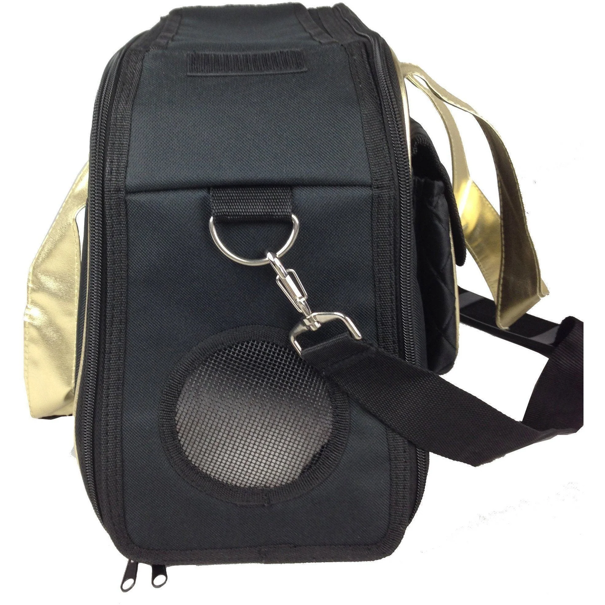 Pet Life ® Mystique Airline Approved Fashion Designer Travel Pet Dog Carrier w/ Pouch - Image 7