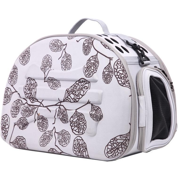 Pet Life ® 'Narrow Shelled' Lightweight Collapsible Military Grade Fashion Designer Travel Pet Dog Carrier Crate - Image 12