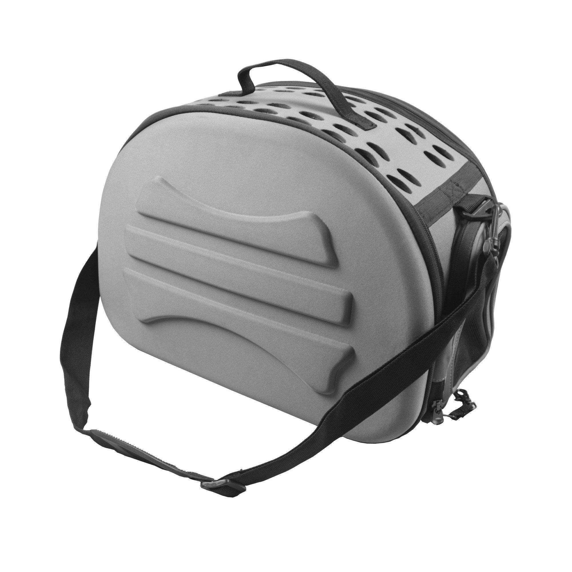 Pet Life ® 'Narrow Shelled' Lightweight Collapsible Military Grade Fashion Designer Travel Pet Dog Carrier Crate - Image 2