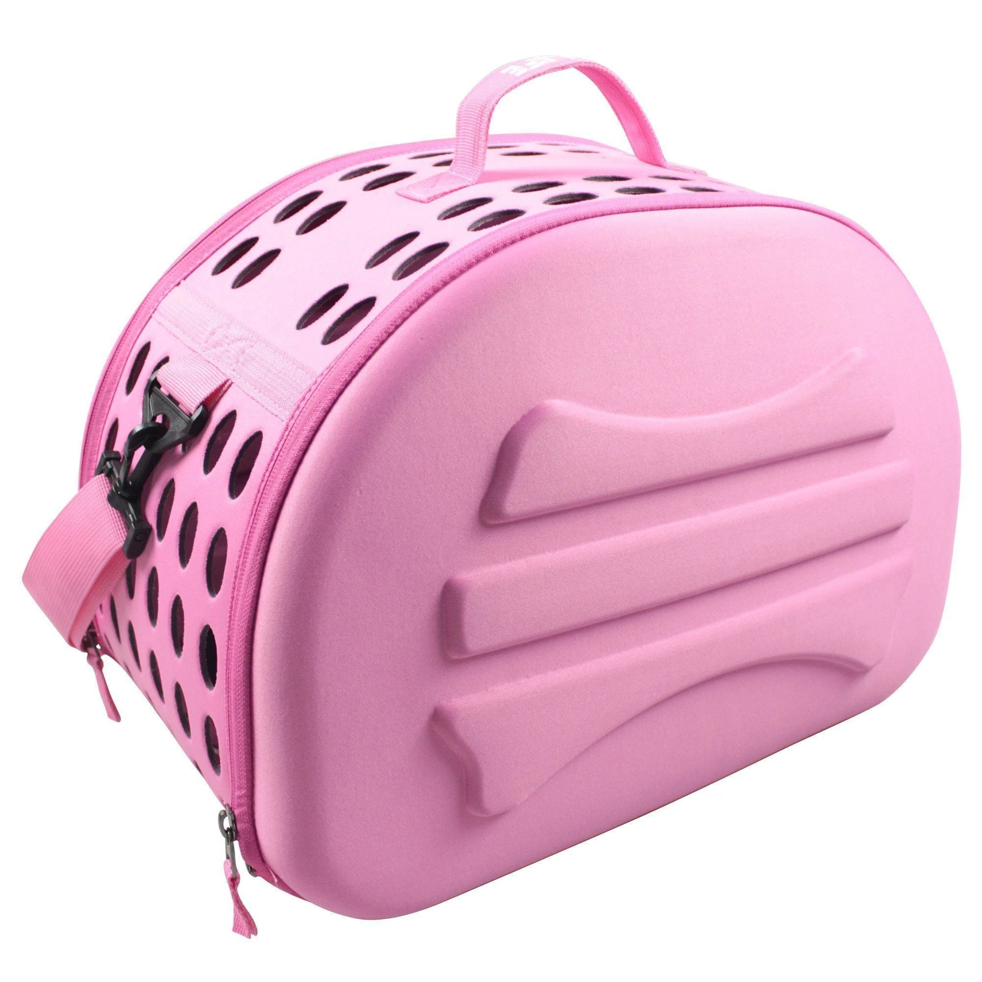 Pet Life ® 'Narrow Shelled' Lightweight Collapsible Military Grade Fashion Designer Travel Pet Dog Carrier Crate - Image 7