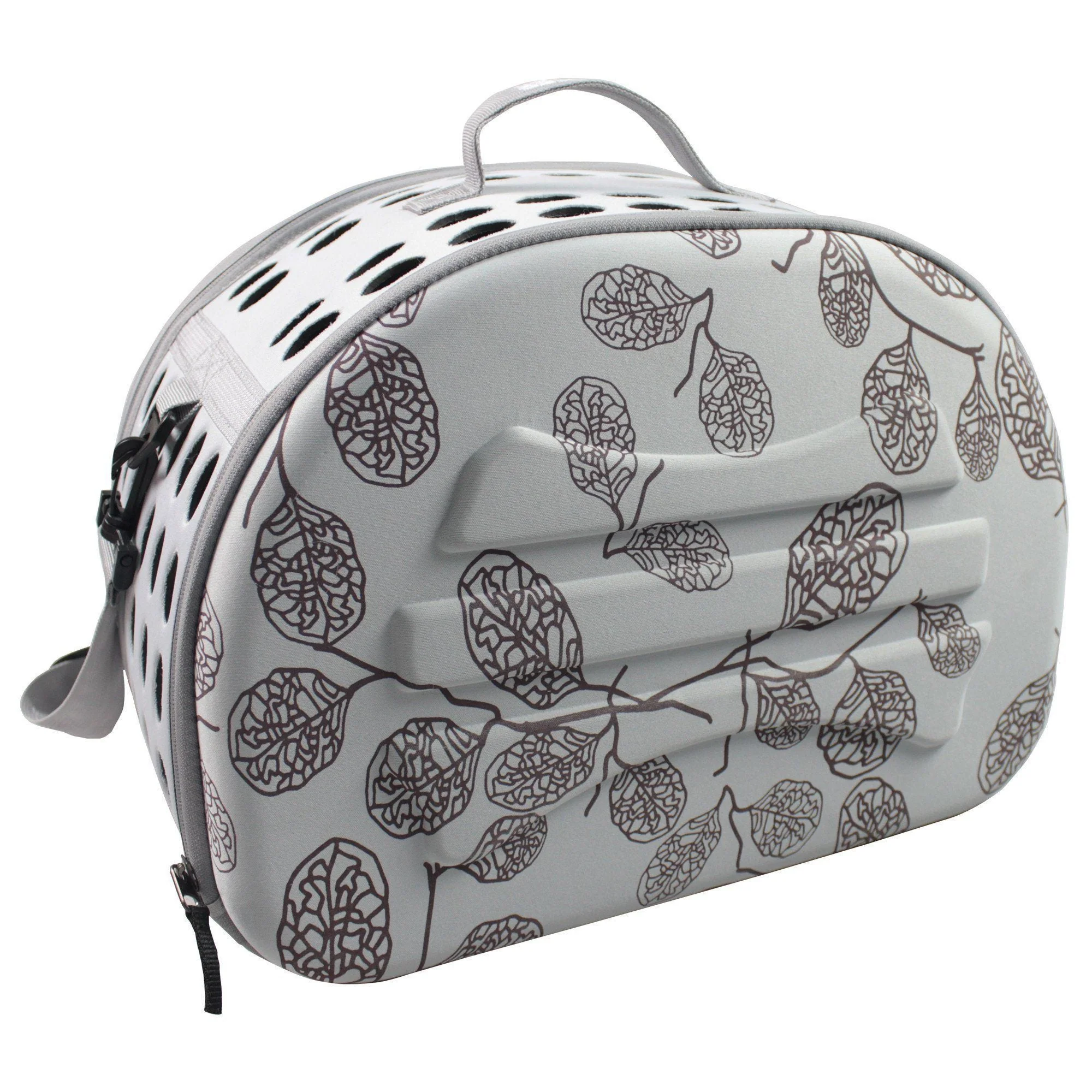 Pet Life ® 'Narrow Shelled' Lightweight Collapsible Military Grade Fashion Designer Travel Pet Dog Carrier Crate - Image 8