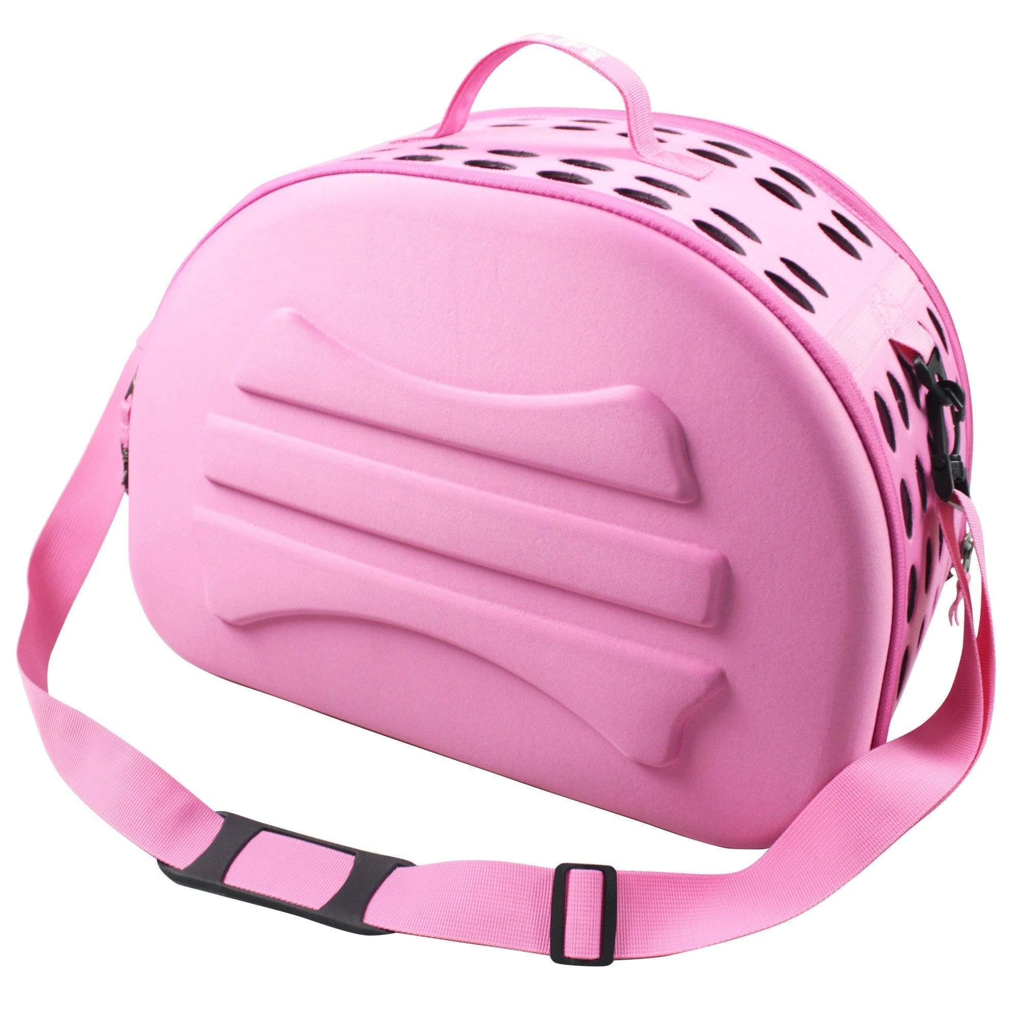 Pet Life ® 'Narrow Shelled' Lightweight Collapsible Military Grade Fashion Designer Travel Pet Dog Carrier Crate - Image 9