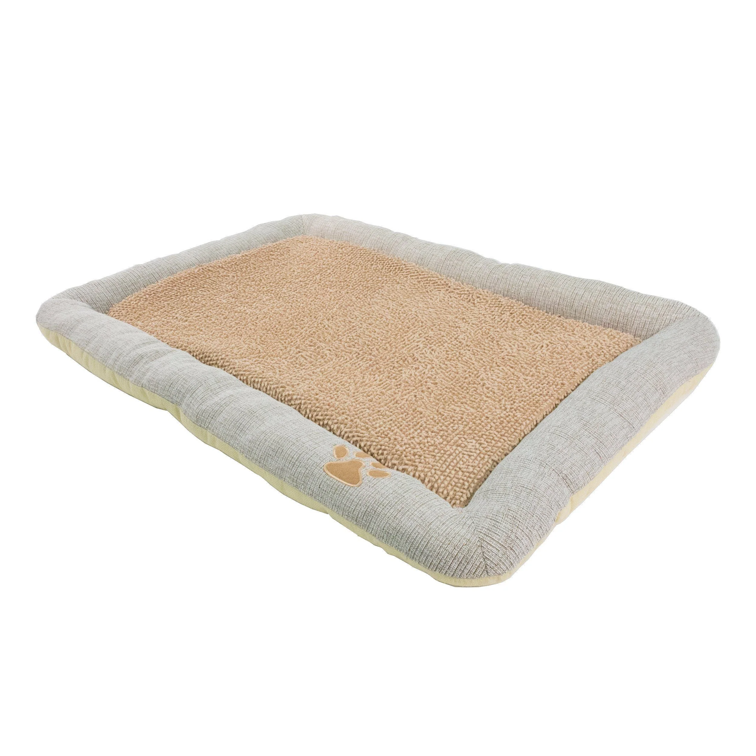 Pet Life ® 'Neutral Carpentry' Fashion Designer Nano-Silver Anit-Bacterial Pet Dog Bed Lounge - Image 3