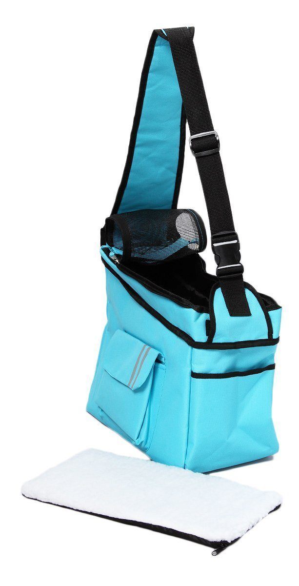Pet Life ® Over-The-Shoulder Back-Supportive Fashion Sporty Pet Dog Carrier w/ Pouch - Image 3