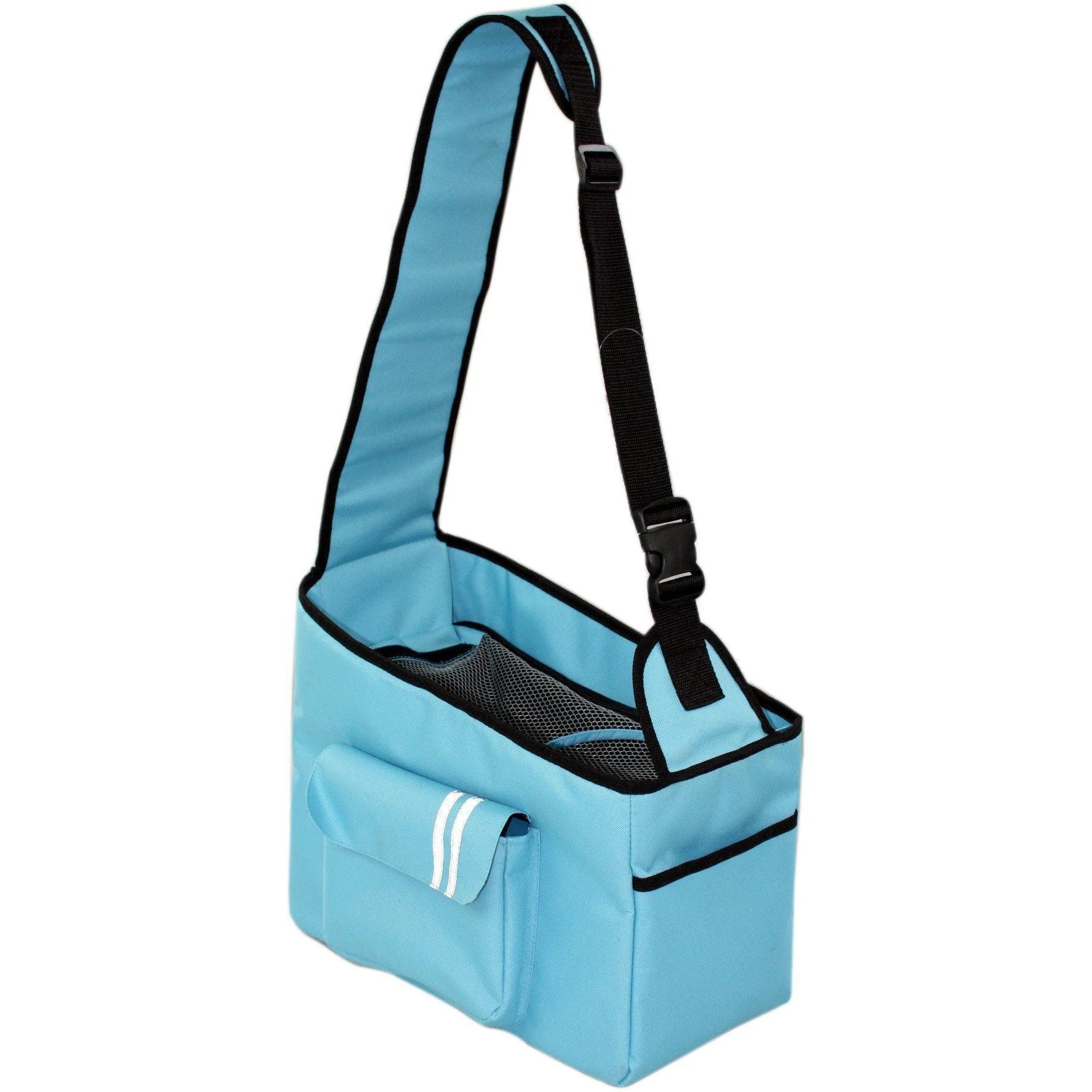 Pet Life ® Over-The-Shoulder Back-Supportive Fashion Sporty Pet Dog Carrier w/ Pouch - Image 7
