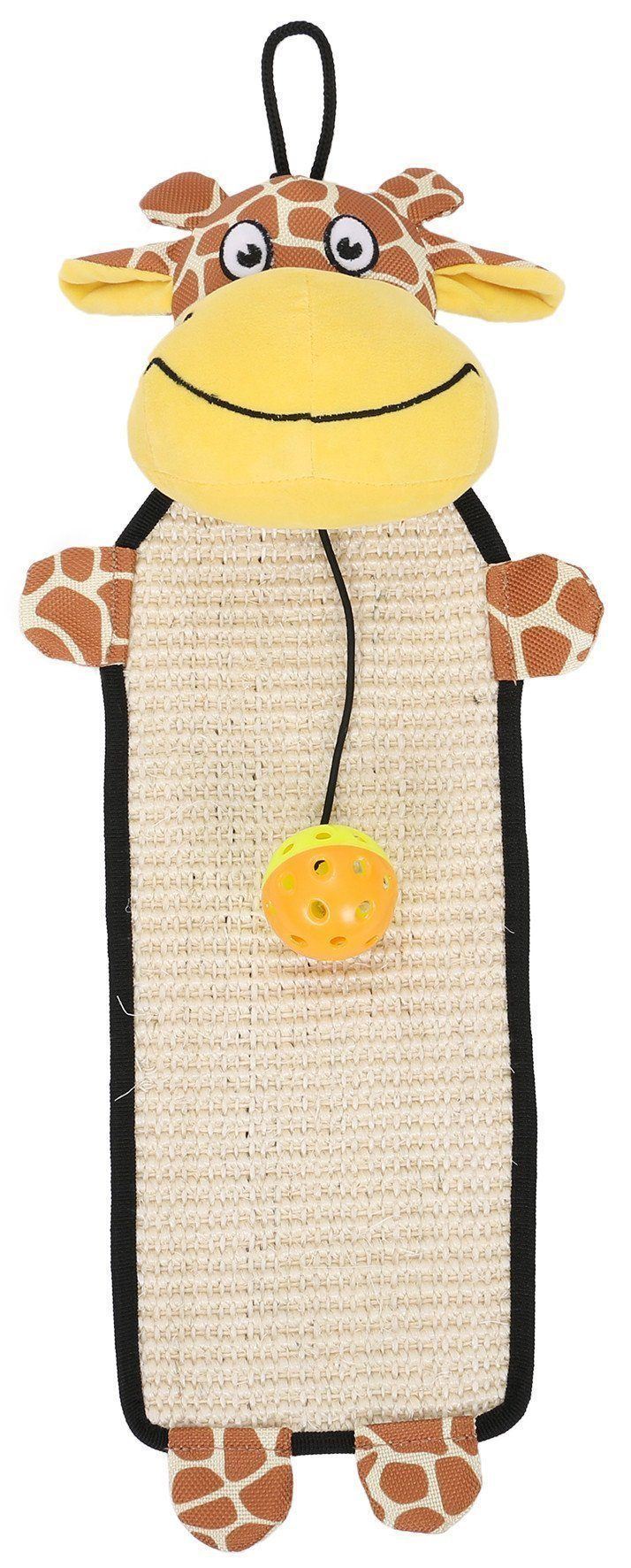 Pet Life ® 'Paw-Pleasant' Hanging Sisal & Jute Carpet Kitty Cat Scratcher with Toy - Image 2