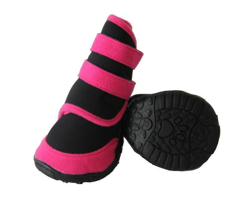 Pet Life ® 'Performance-Coned' Premium Stretch High Ankle Support Dog Shoes - Set Of 4 - Image 3