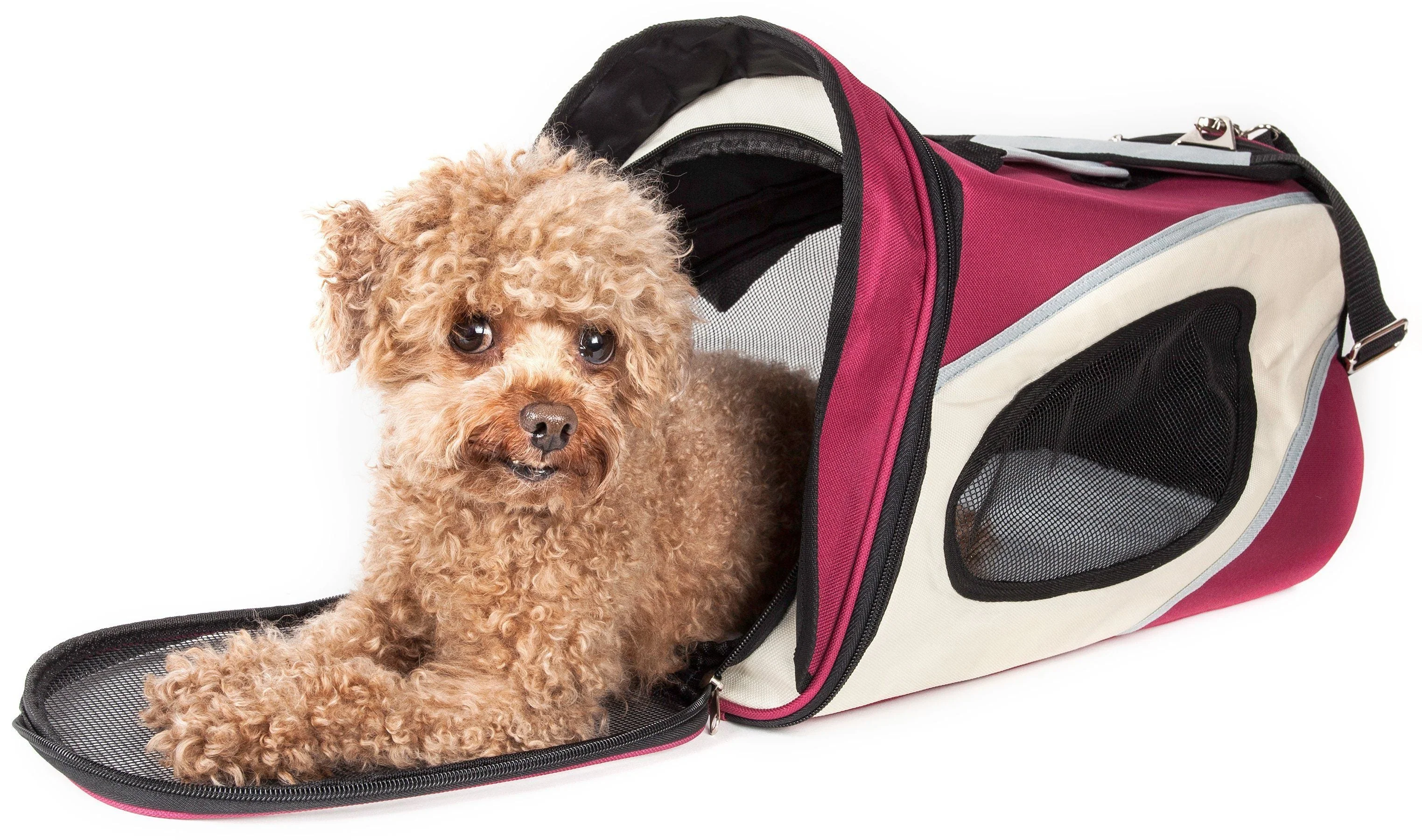 Pet Life ® 'Phenom-Air' Airline Approved Collapsible Fashion Designer Pet Dog Carrier - Image 3
