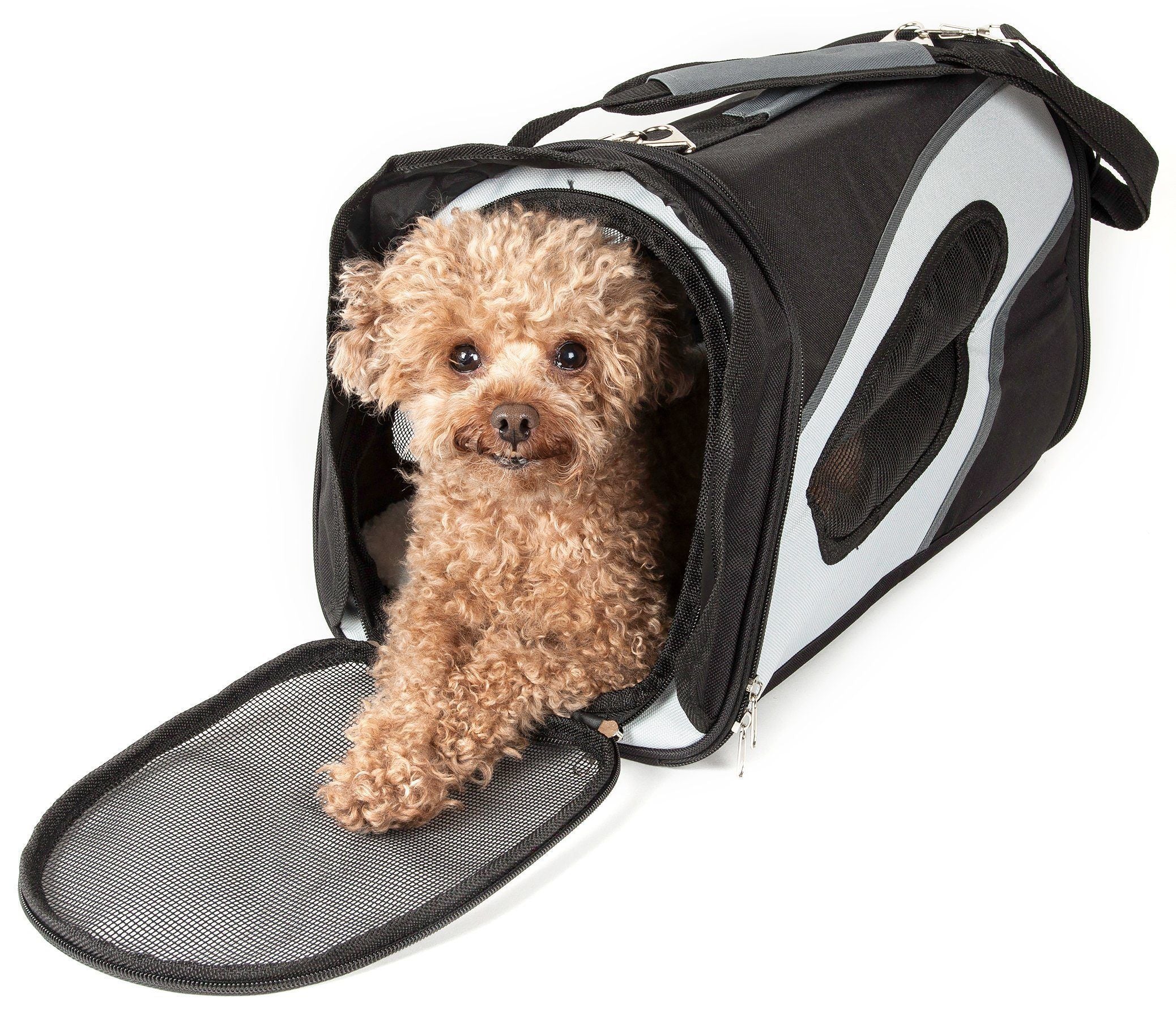 Pet Life ® 'Phenom-Air' Airline Approved Collapsible Fashion Designer Pet Dog Carrier - Image 5