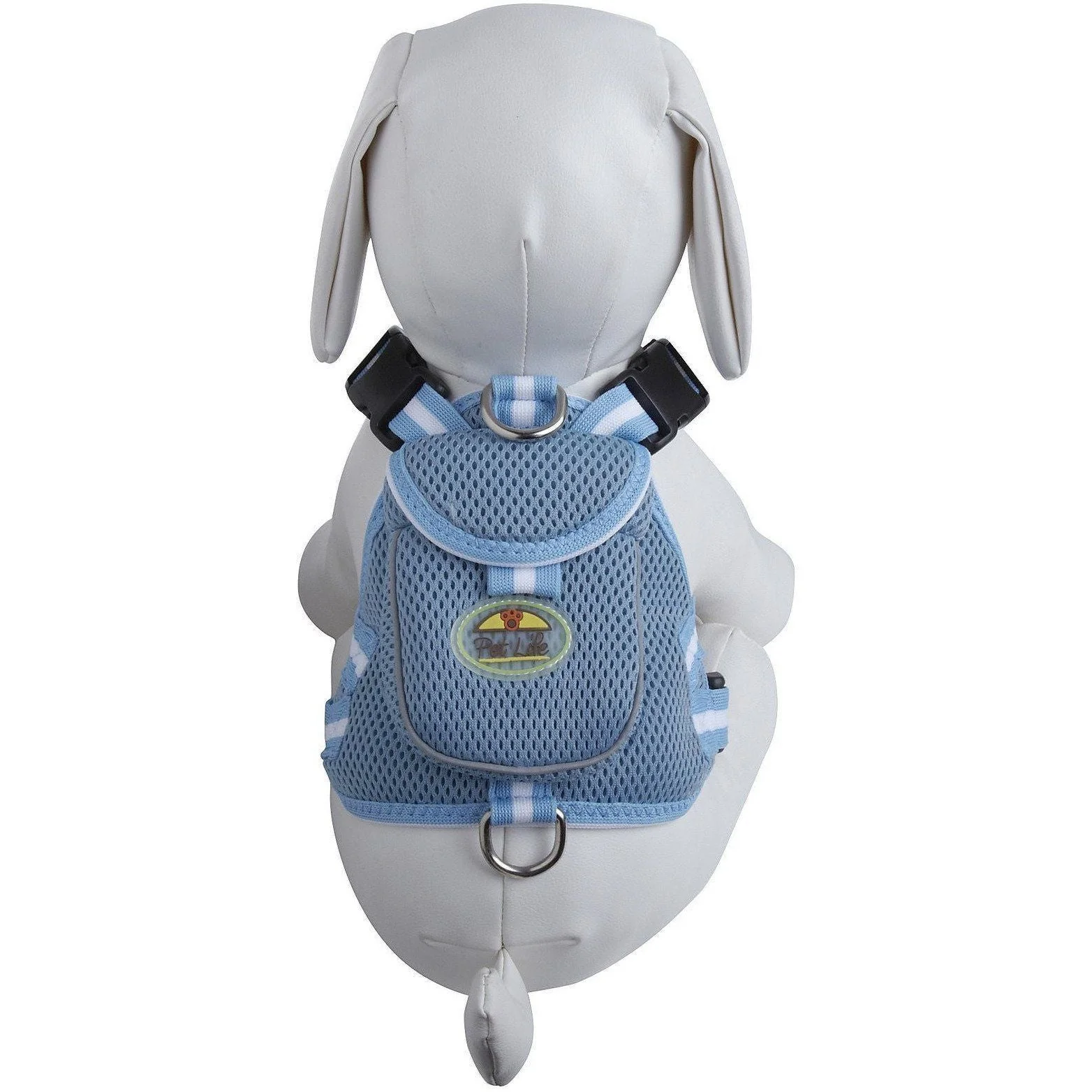 Pet Life ® 'Pocket Bark' Reflective Adjustable Fashion Pet Dog Harness w/ Hook-and-Loop Pouch and Dual Harness Rings - Image 11