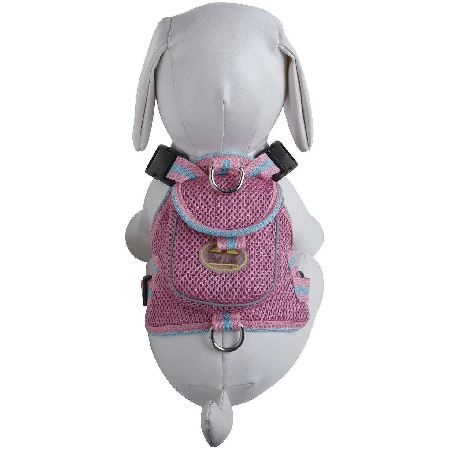 Pet Life ® 'Pocket Bark' Reflective Adjustable Fashion Pet Dog Harness w/ Hook-and-Loop Pouch and Dual Harness Rings - Image 12