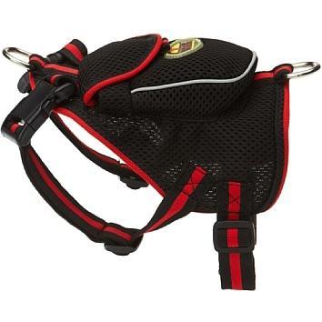 Pet Life ® 'Pocket Bark' Reflective Adjustable Fashion Pet Dog Harness w/ Hook-and-Loop Pouch and Dual Harness Rings - Image 4