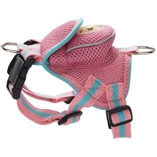 Pet Life ® 'Pocket Bark' Reflective Adjustable Fashion Pet Dog Harness w/ Hook-and-Loop Pouch and Dual Harness Rings - Image 5