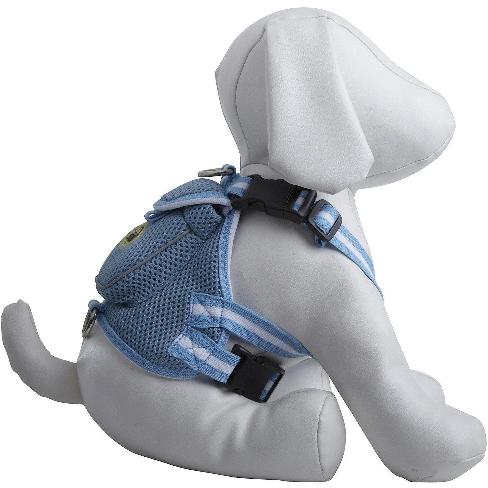 Pet Life ® 'Pocket Bark' Reflective Adjustable Fashion Pet Dog Harness w/ Hook-and-Loop Pouch and Dual Harness Rings - Image 8