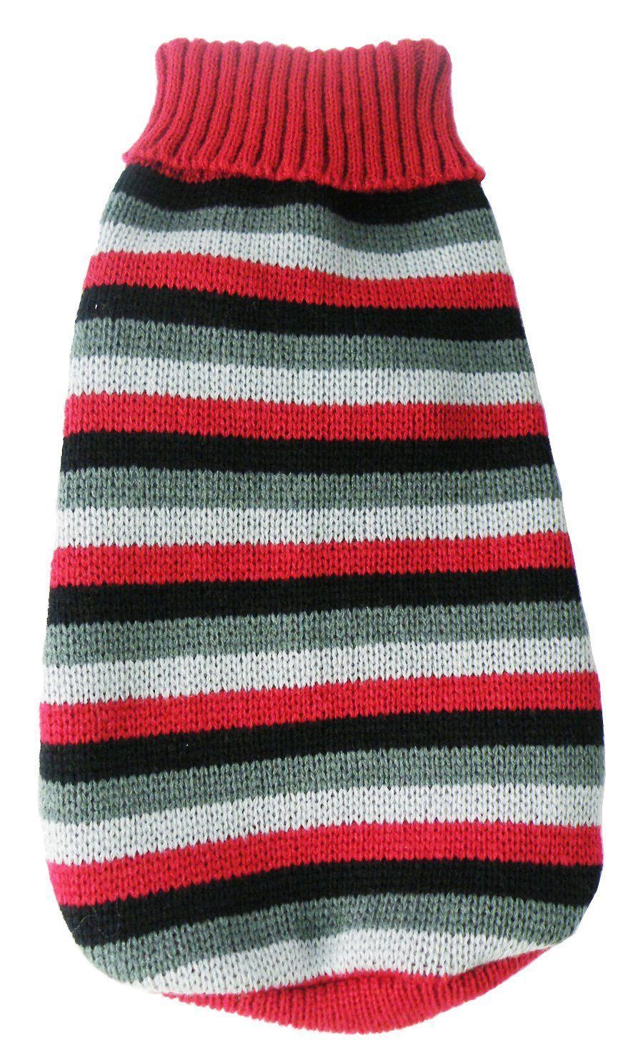 Pet Life ® 'Polo-Casual Lounge' Cable Knitted Designer Turtle Neck Dog Sweater - Image 4