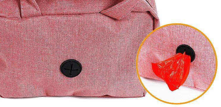 Pet Life ® 'Posh Walk' Purse Dog Leash, Accessory Holder and Waste Bag Dispenser - Image 3