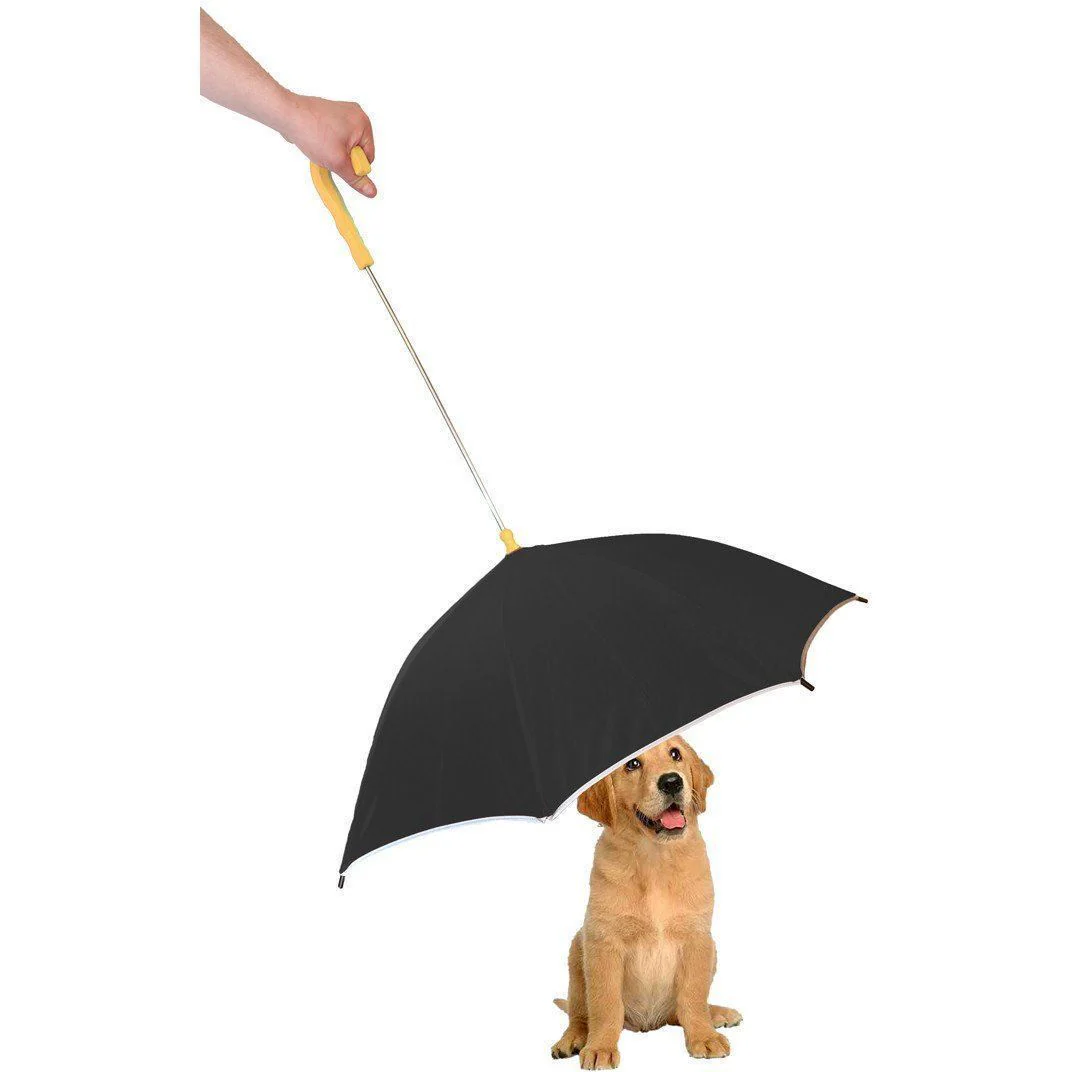 Pet Life ® Pour-Protection Reflective Waterproof Dog Umbrella and Leash - Image 5