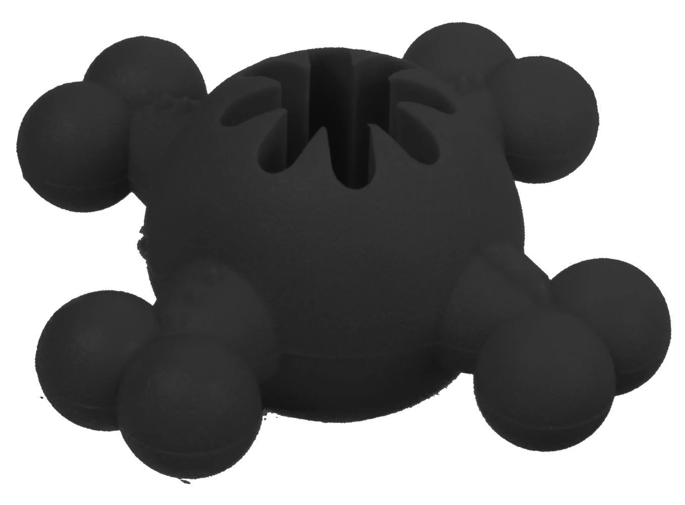 Pet Life ® 'Quadra-Bone' TPR Treat Dispensing Durable Dog Toy - Image 3